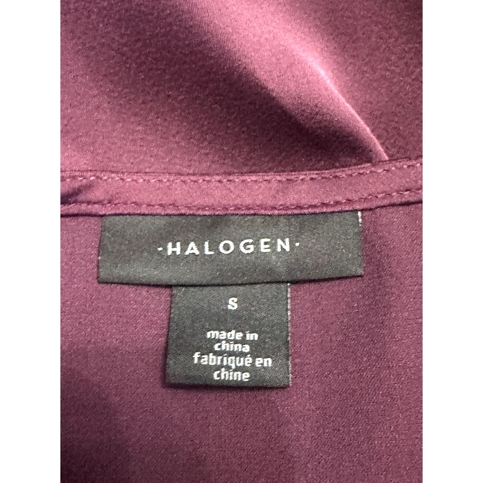 Other Halogen Blouse Top Cowl Neck Sleeveless Satin Purple S NWOT Size S / US 4 / IT 40 - 9 Thumbnail