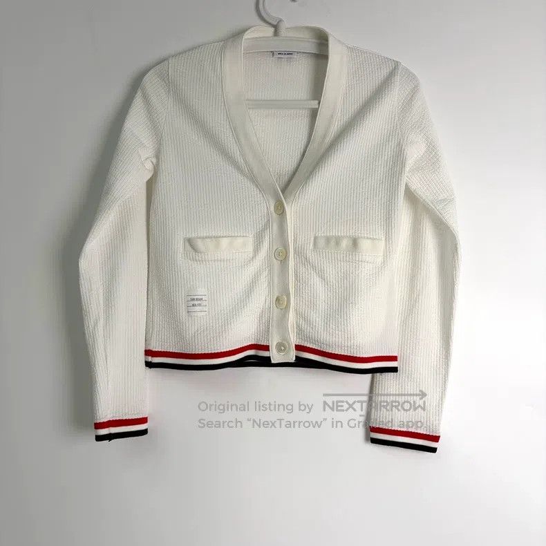 Thom Browne Thom Browne Sequined Dog Embroidered Open-Cardigan Size XS / US 0-2 / IT 36-38 - 1 Thumbnail
