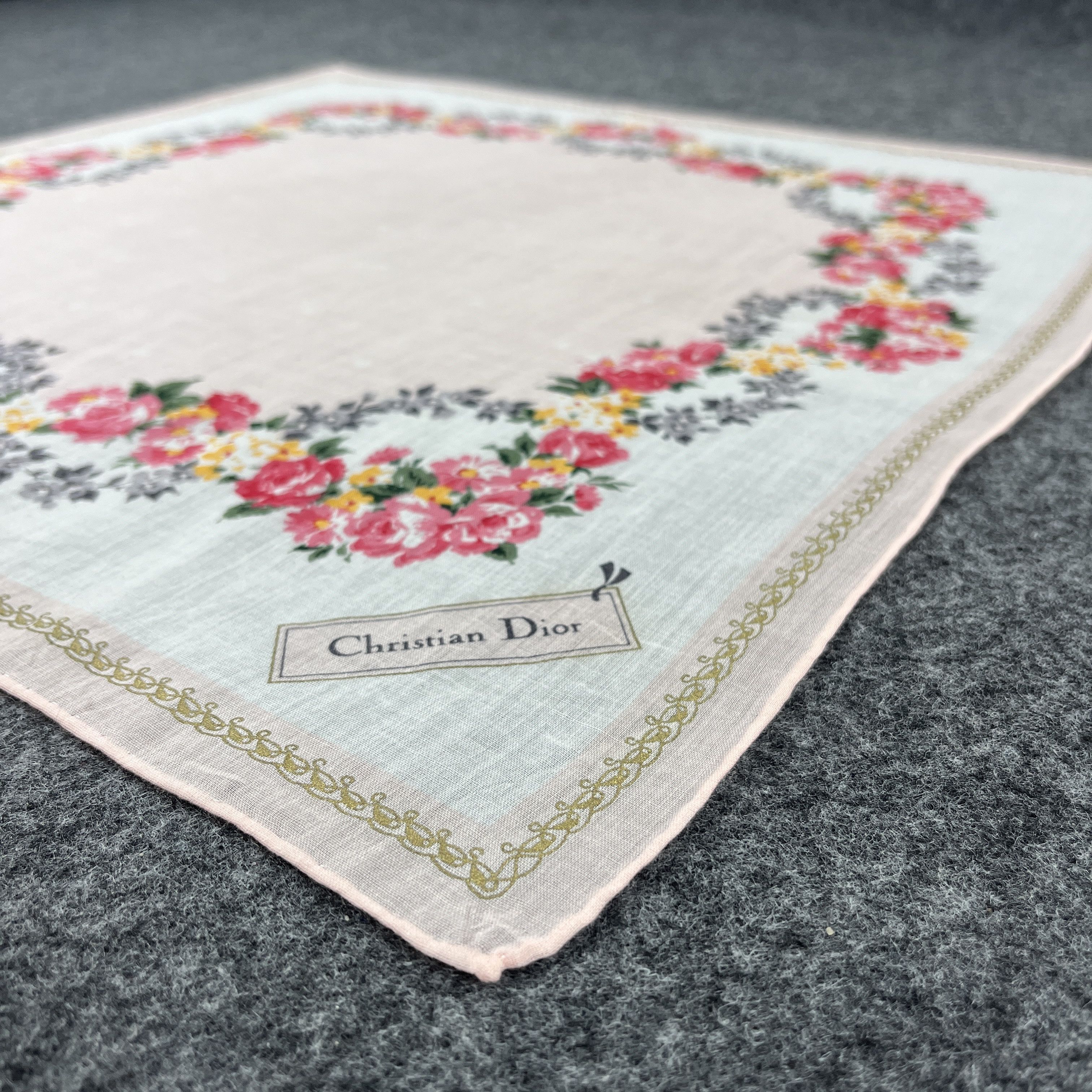 Christian Dior Monsieur Christian Dior Handkerchief / Bandana / Neckerchief B146 Size ONE SIZE - 5 Thumbnail