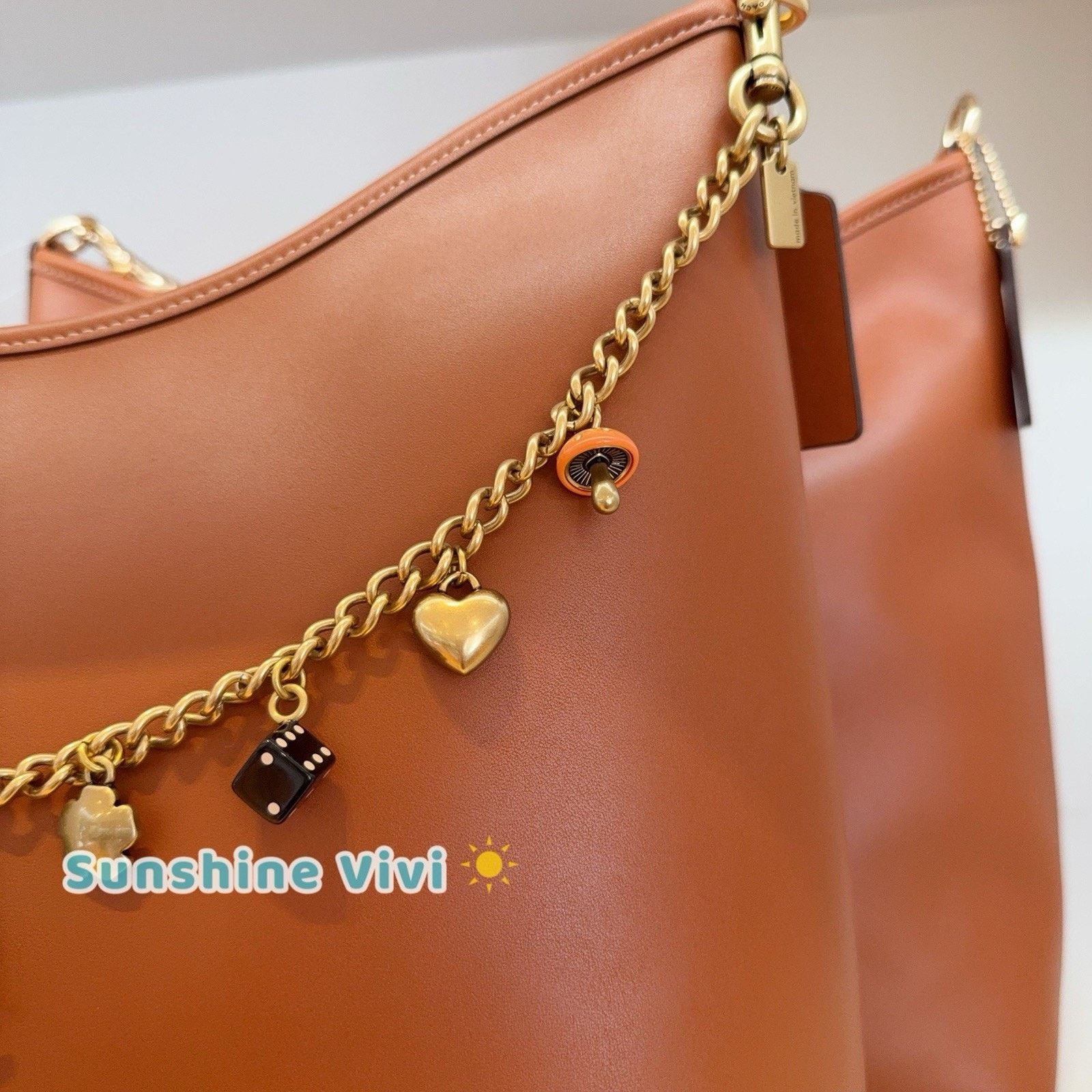 Coach NWT Coach Charm Long Bag Chain Halloween Brass CCD30(no bag) Size ONE SIZE - 2 Thumbnail