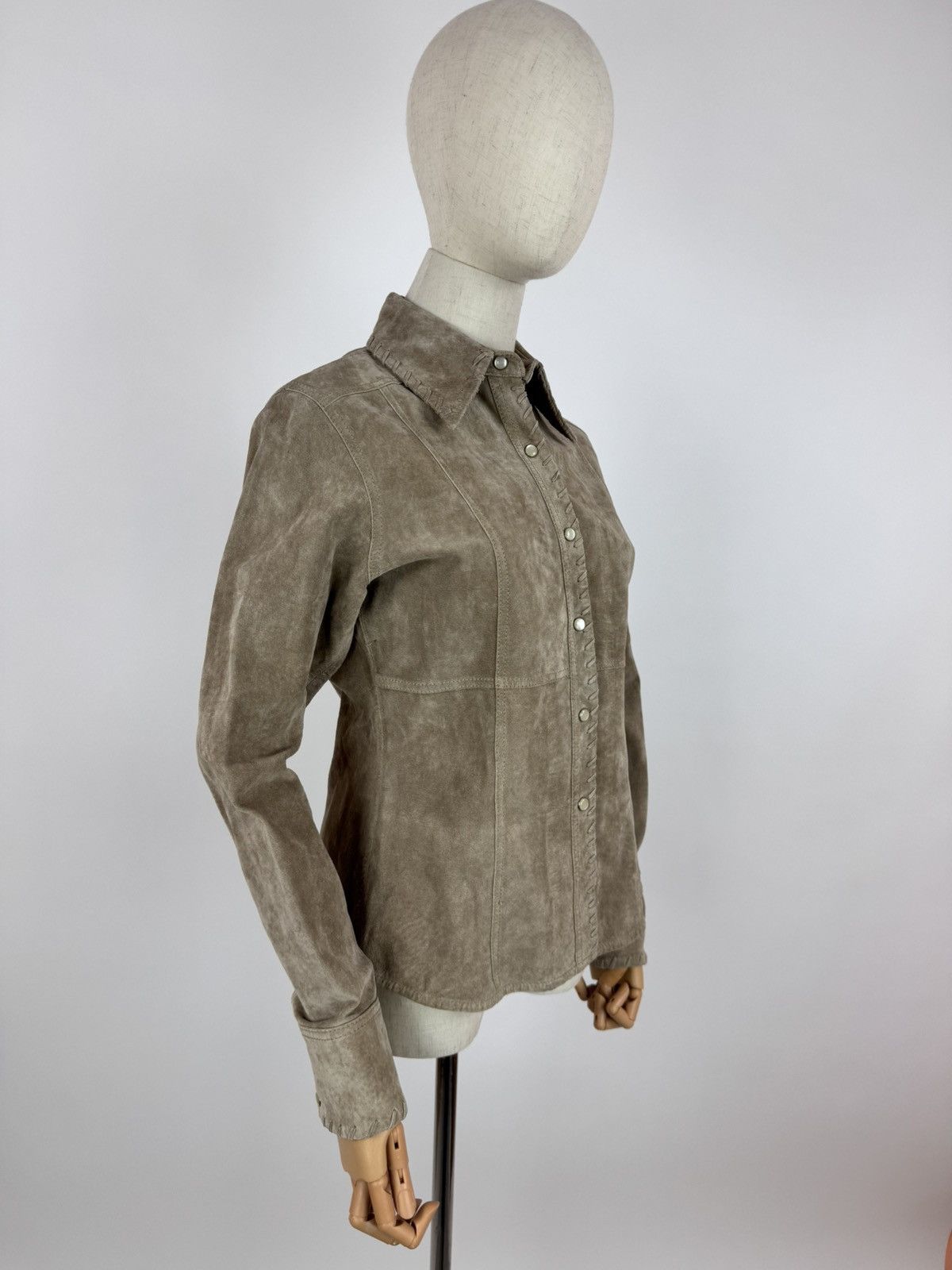 Other Wallis leather overshirt jacket western cowgirl style sz 40 Size M / US 6-8 / IT 42-44 - 3 Thumbnail