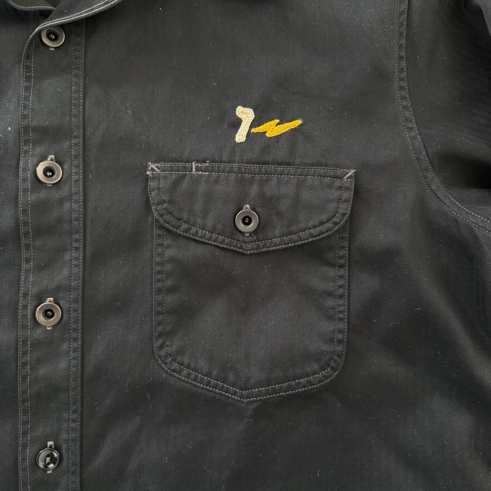 Buzz Rickson's Buzz Rickson's Herringbone Embroidered 7th Sons Work Shirt Size US L / EU 52-54 / 3 - 10 Thumbnail