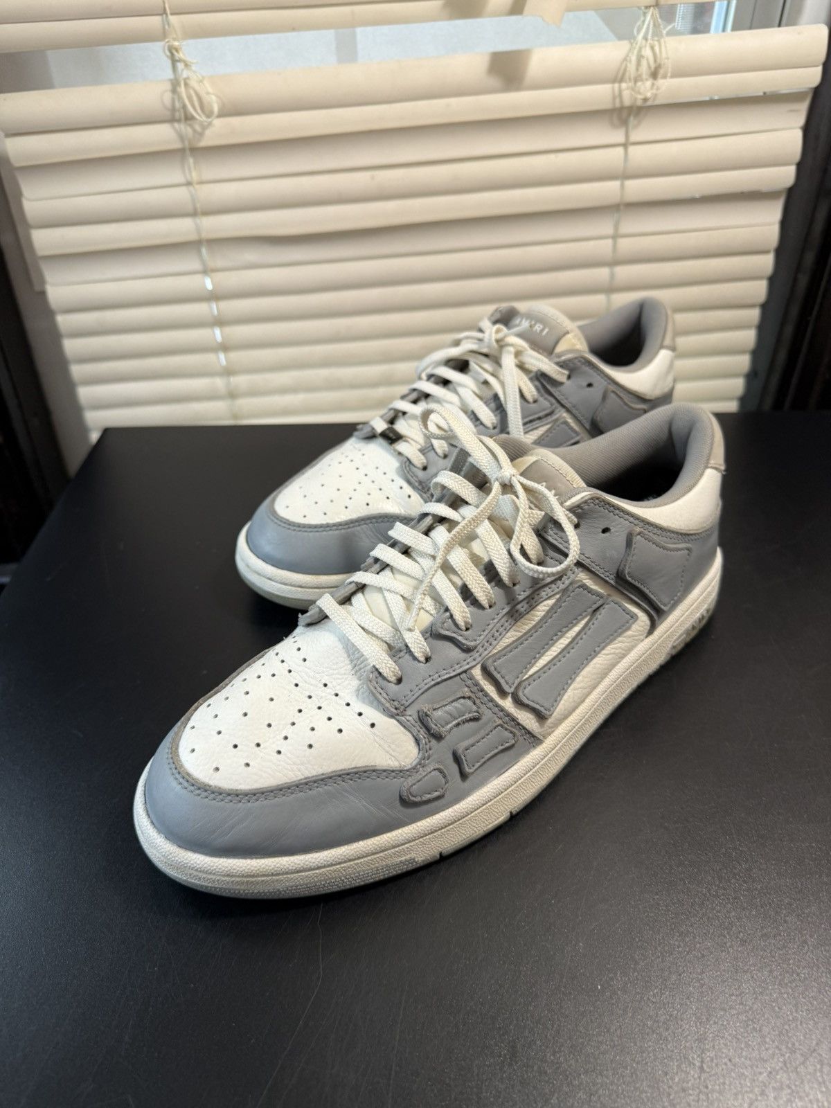 Amiri Amiri Skeleton Low Size 11 Grey Size US 11 / EU 44 - 13 Thumbnail