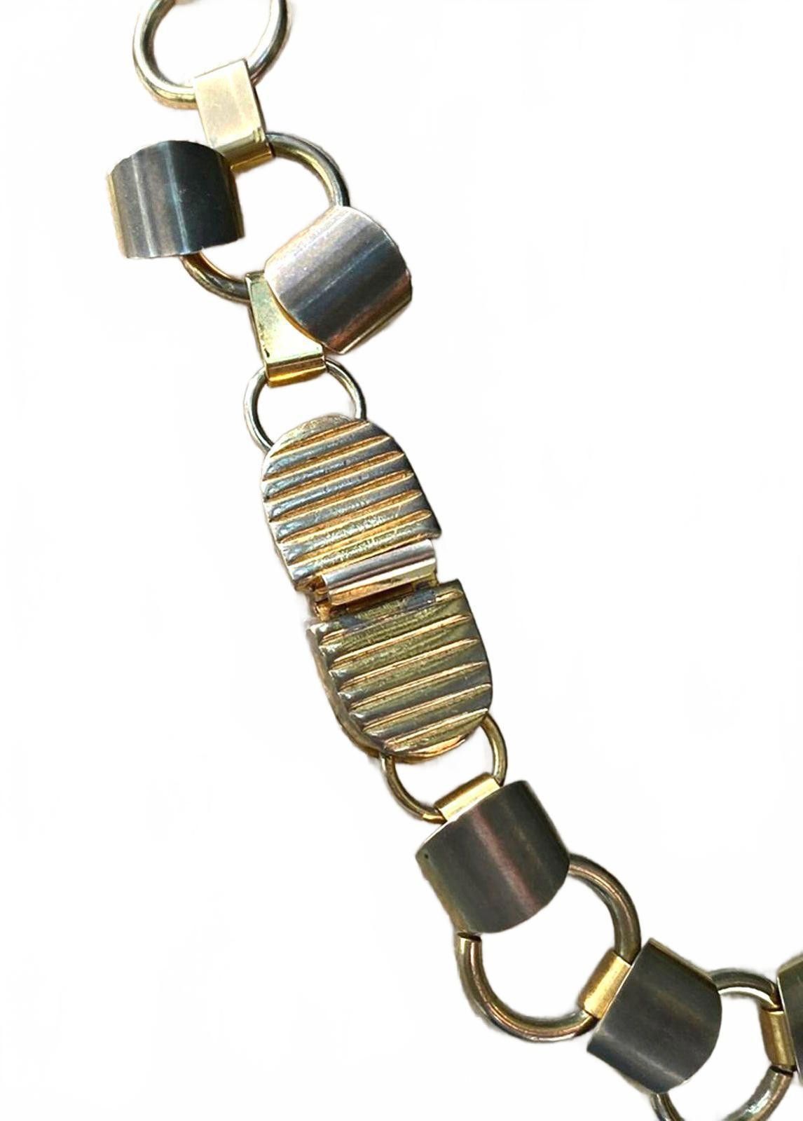 Other Vintage Donald Stannard Gold Tone Link Necklace Signed Rare Size ONE SIZE - 5 Thumbnail