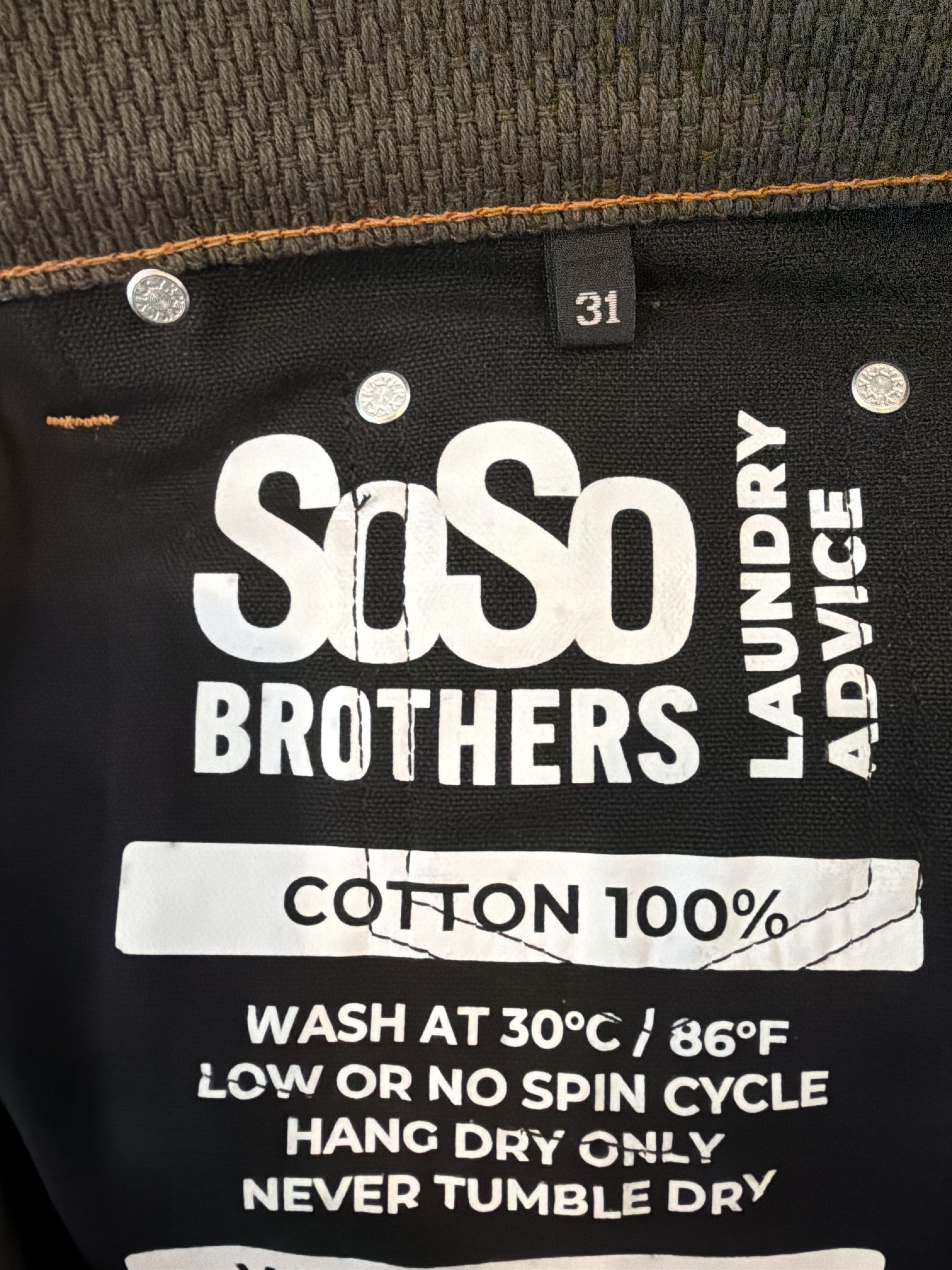 Other Custom ARMY SASHIKO JEANS – 12OZ $269 Size US 33 - 5 Thumbnail
