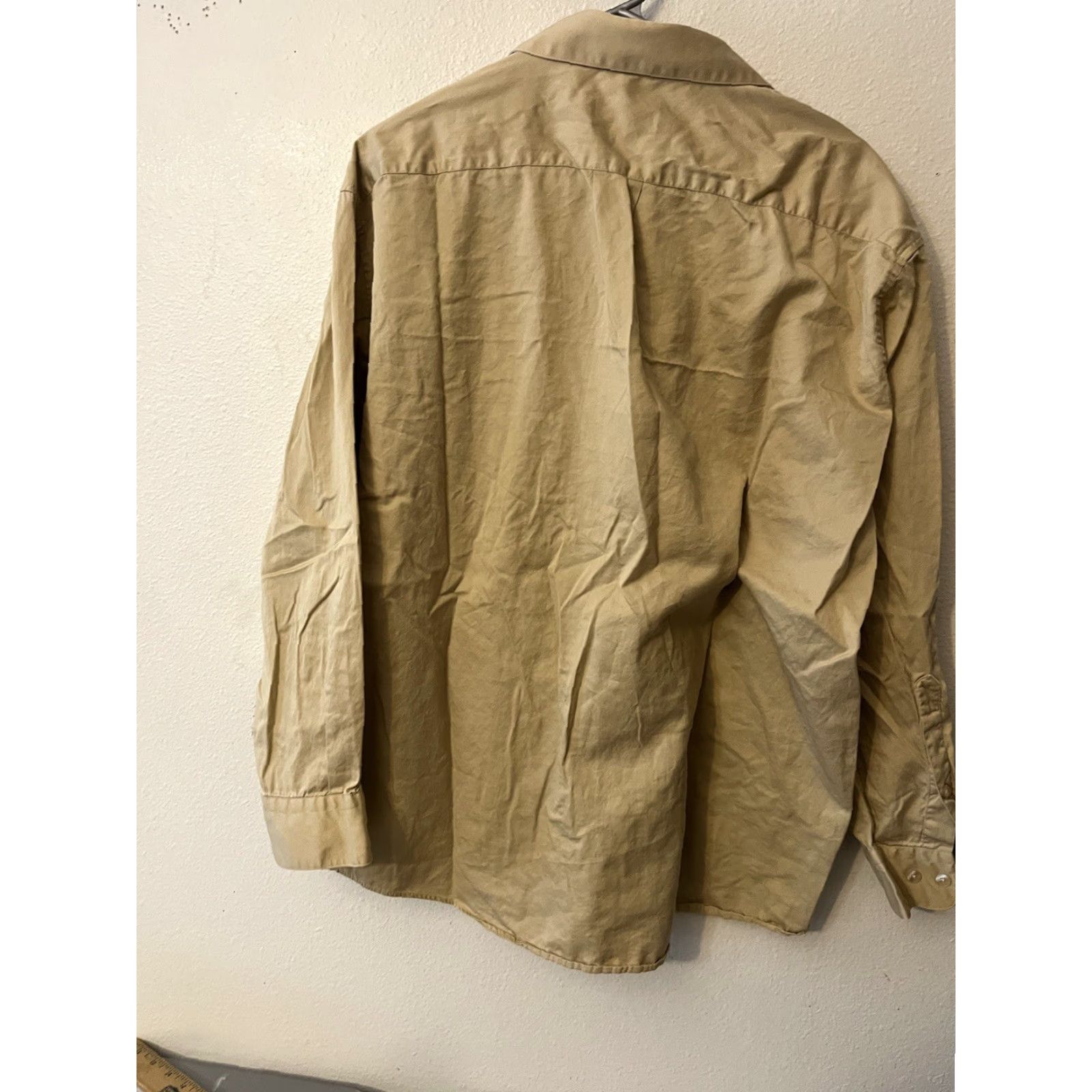 Perry Ellis Perry Ellis Shirt Men’s Long Sleeve Brown Reg Fit Button-Down 17.5 Slim Size US XXL / EU 58 / 5 - 3 Thumbnail