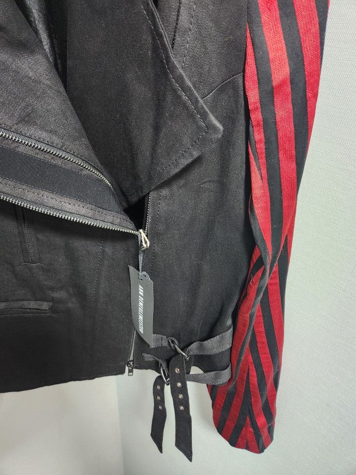 Ann Demeulemeester ann demeulemeester Wainwright RUBYBLACK biker jacket Size XS / US 0-2 / IT 36-38 - 3 Thumbnail