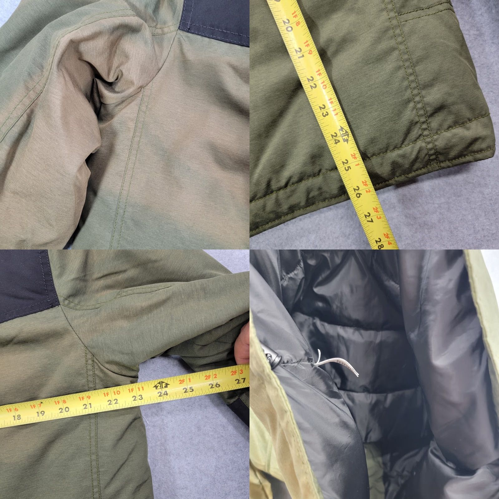 American Eagle Outfitters American Eagle Outfitters Jacket Hooded Quilted 3-in-1 Outerwear Size M Green Black Mens Size US M / EU 48-50 / 2 - 8 Thumbnail