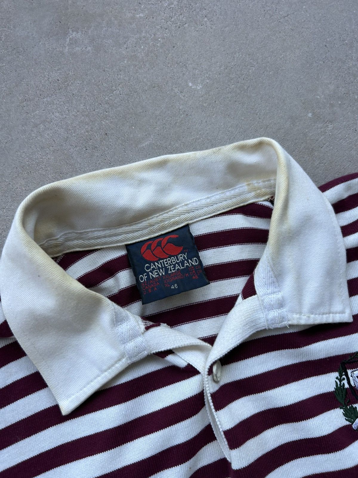 Canterbury of New Zealand × Vintage Vintage Canterbury Rugby Jersey Polo Harvard Size US XL / EU 56 / 4 - 3 Thumbnail
