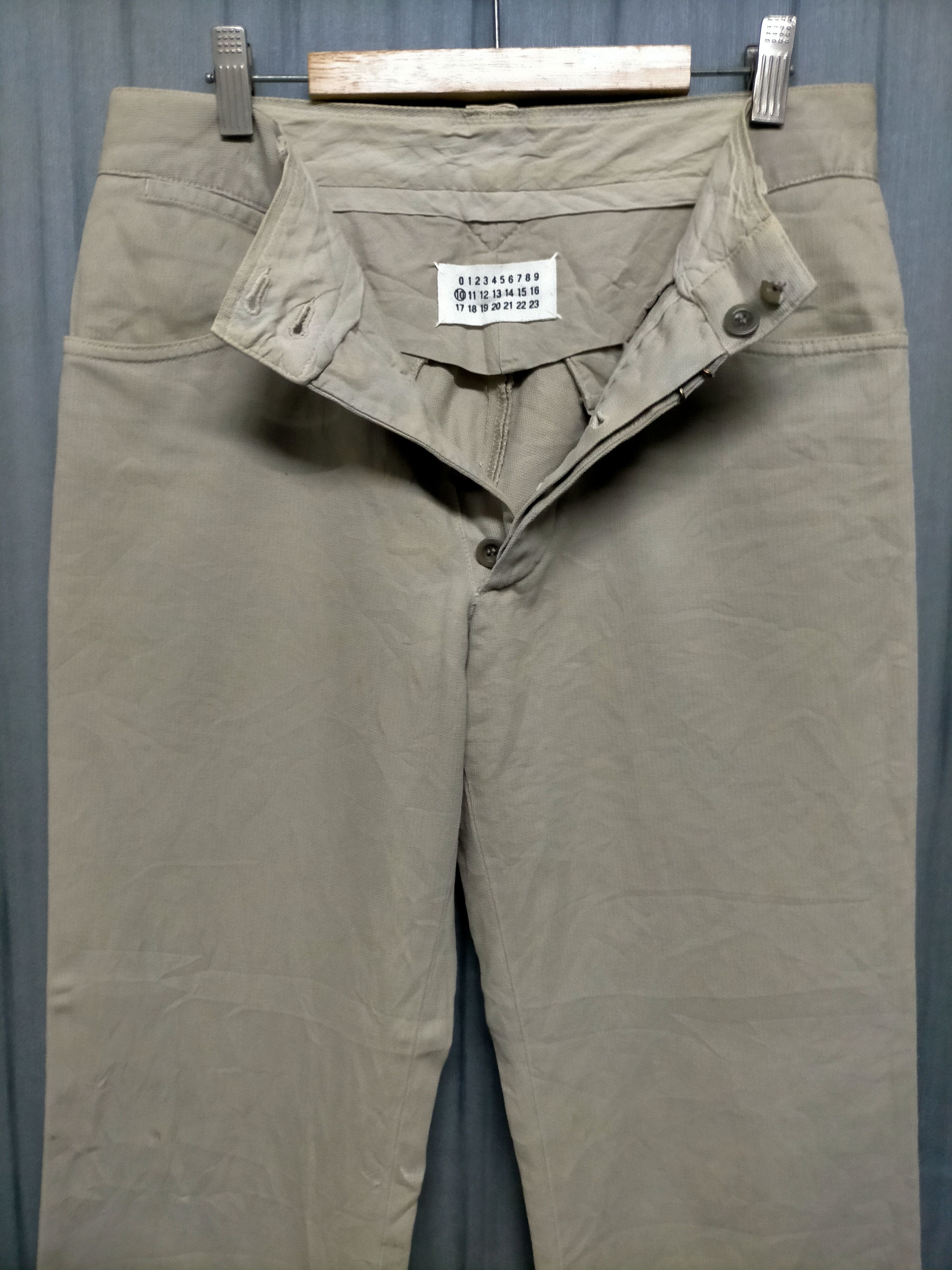 Maison Margiela Vintage Maison Margiela Beige Regular Pants Size US 30 / EU 46 - 1 Thumbnail