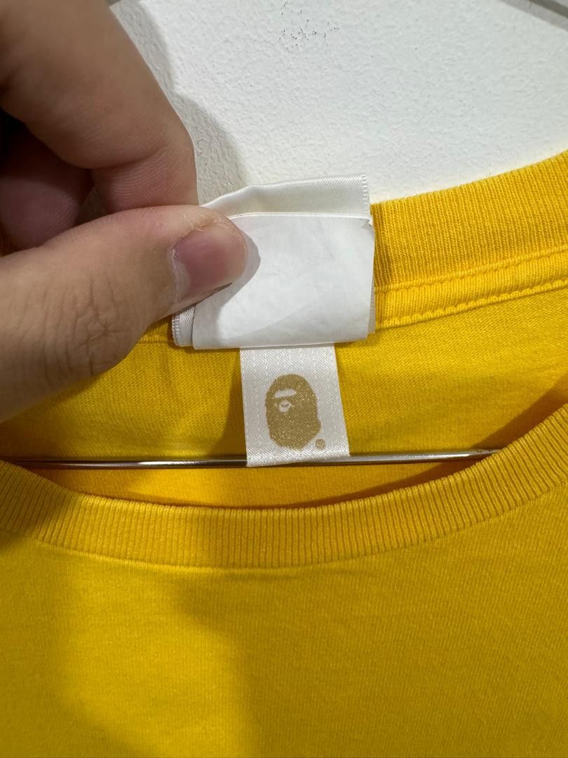 Bape Bape Yellow Tee Size US M / EU 48-50 / 2 - 9 Thumbnail