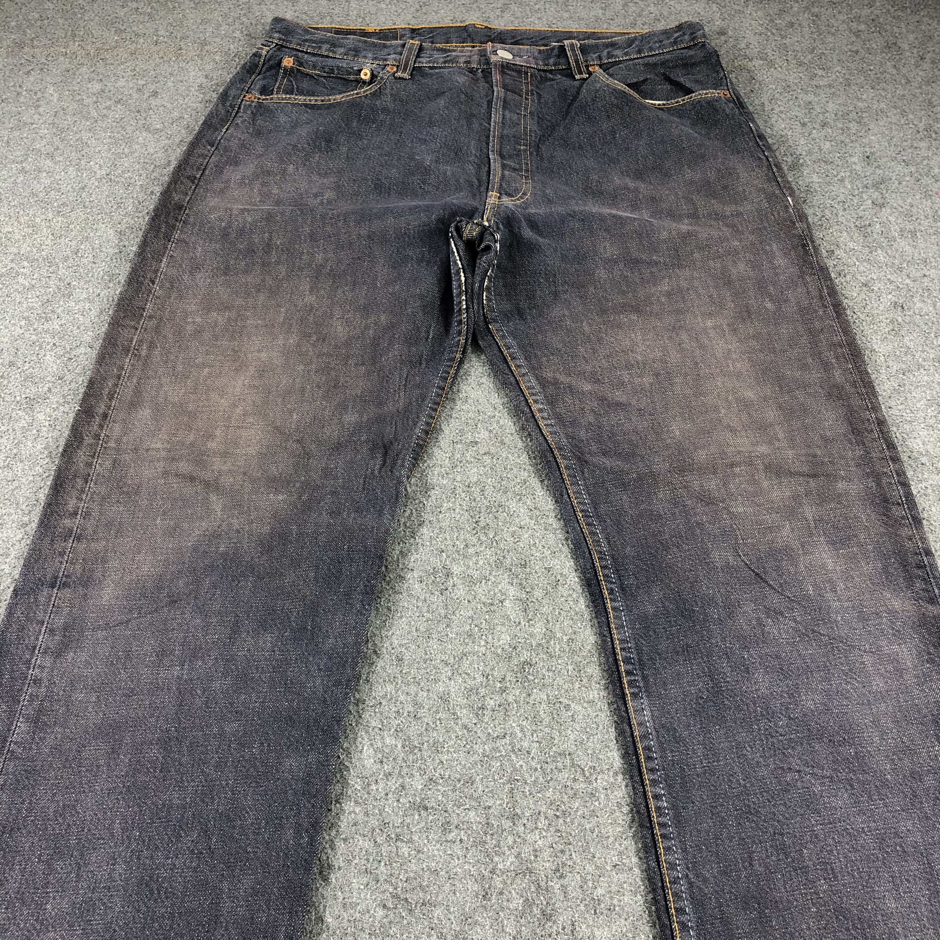 Levi's × Vintage Vintage 90s Levis 501 Jeans-JM867 Size US 35 - 3 Thumbnail