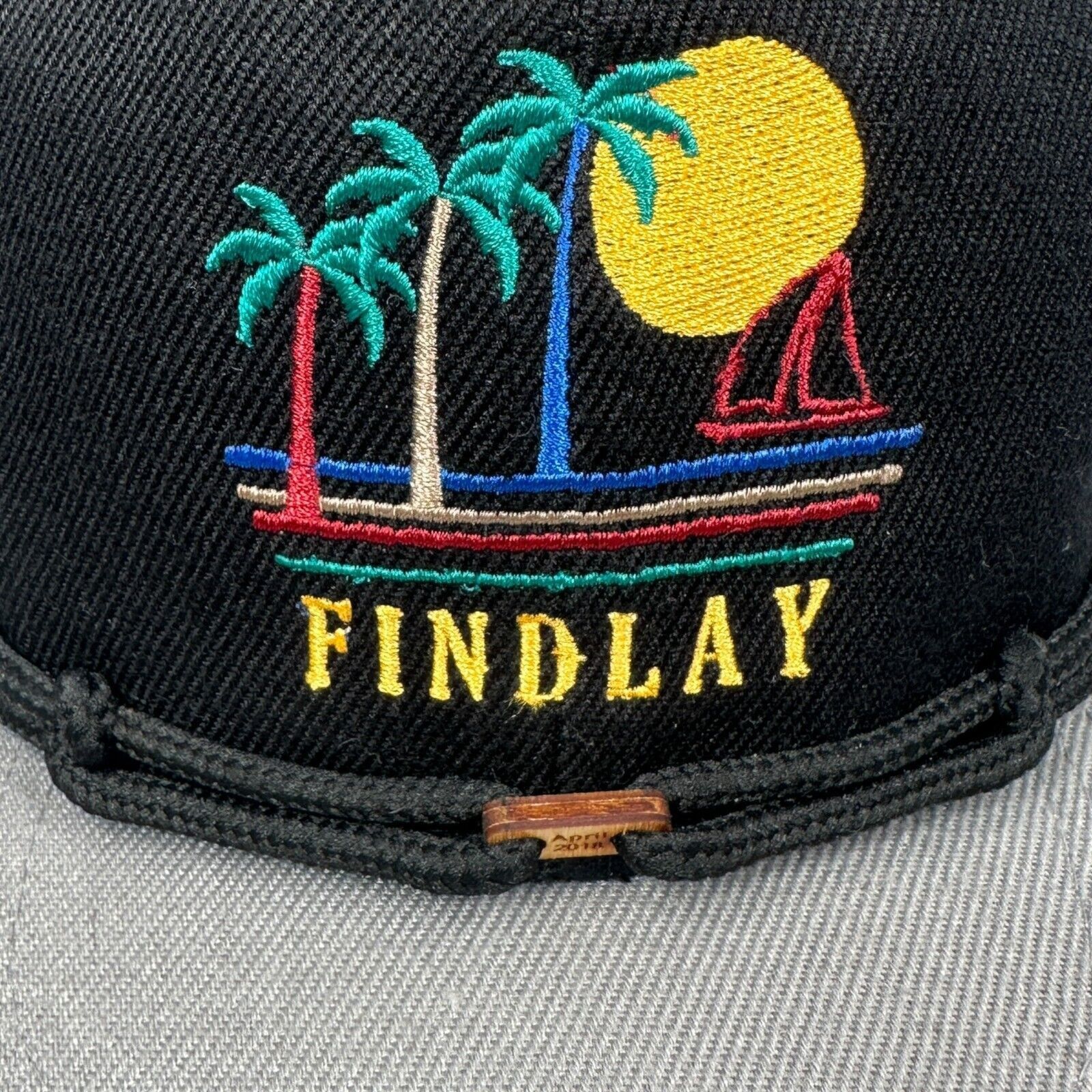The Unbranded Brand Findlay Rope Snapback Hat Cap Men's One Size Black Gray Boat Size ONE SIZE - 2 Thumbnail