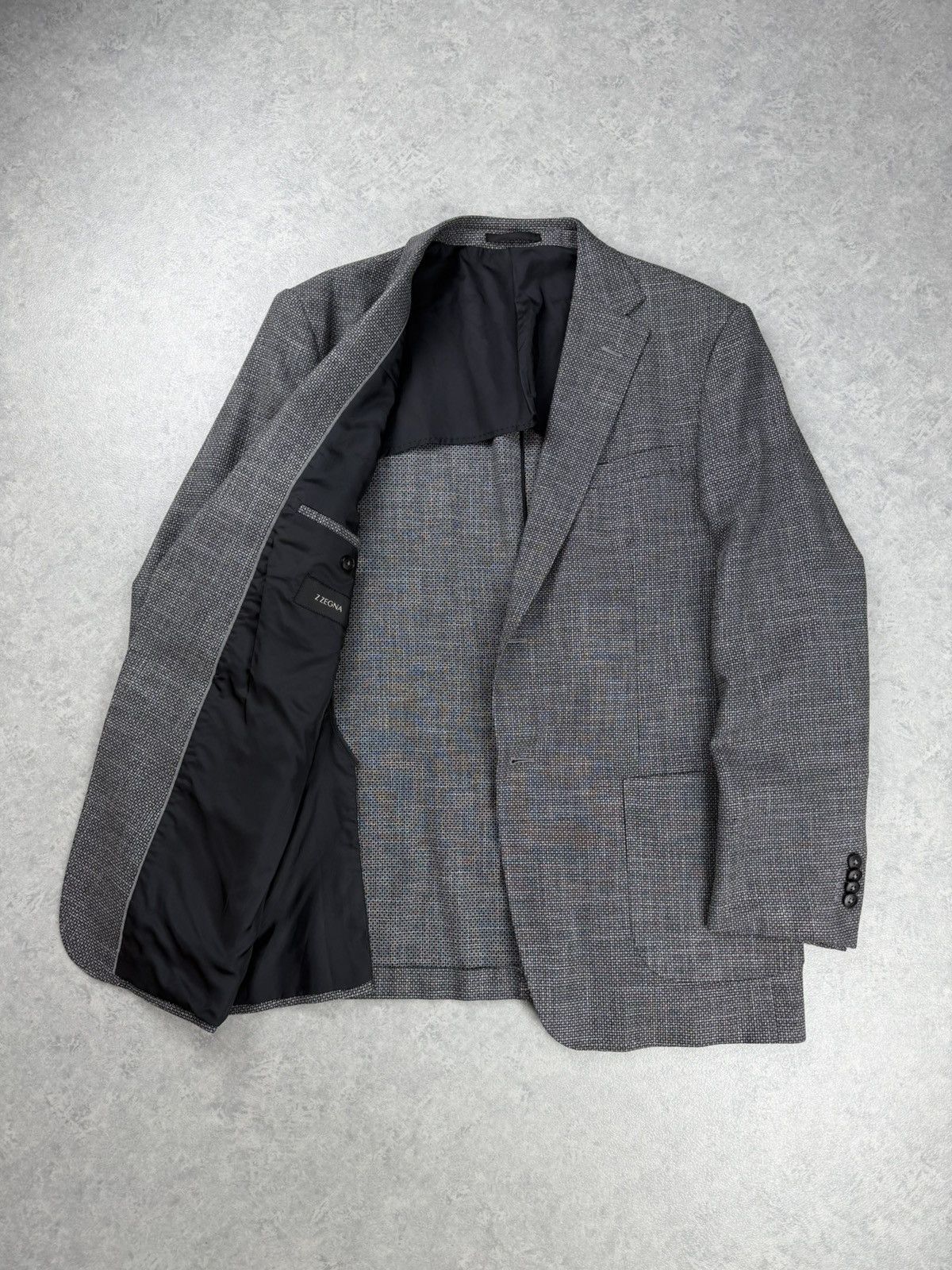 Z Zegna Z Zegna Solferino Light Blazer Jacket Wool Size 52R 42R Size 42R - 6 Thumbnail