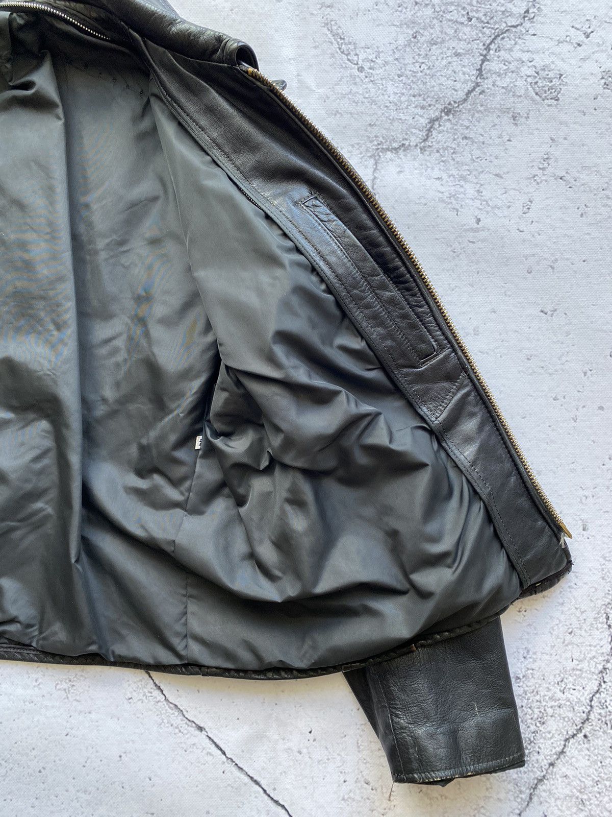 Other Steinmark men’s rare leather motorcycle jacket talon zipper Size US S / EU 44-46 / 1 - 12 Thumbnail