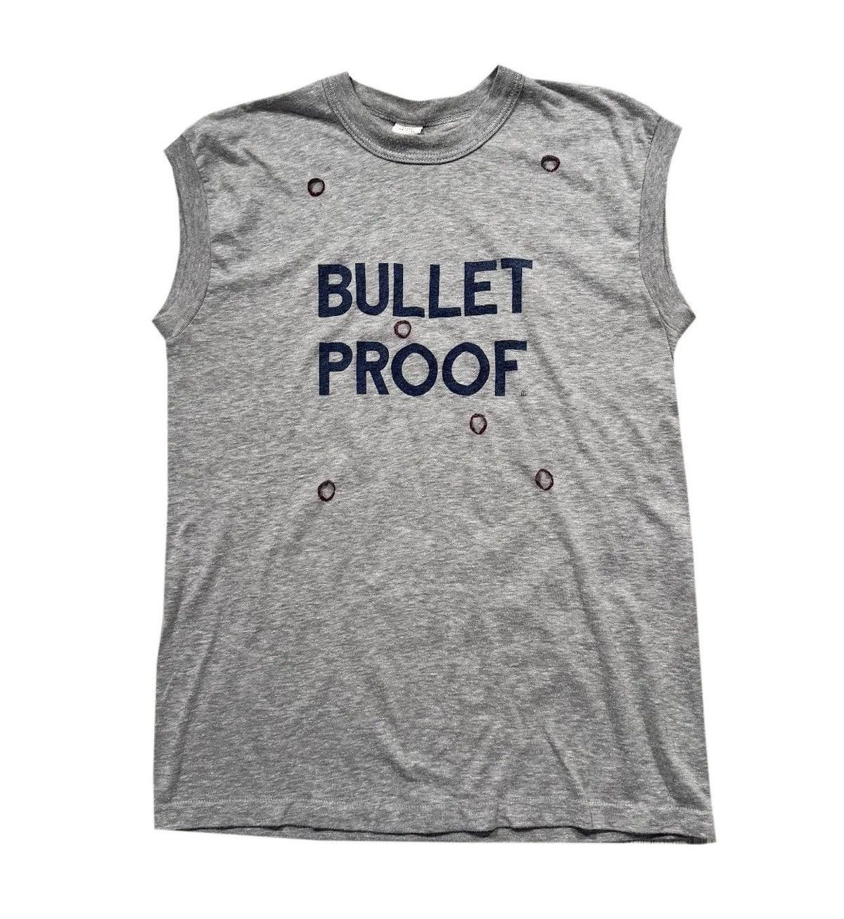 Vintage Vintage Bullet Proof Cut Off Shirt (Size L) Size US L / EU 52-54 / 3 - 1 Thumbnail