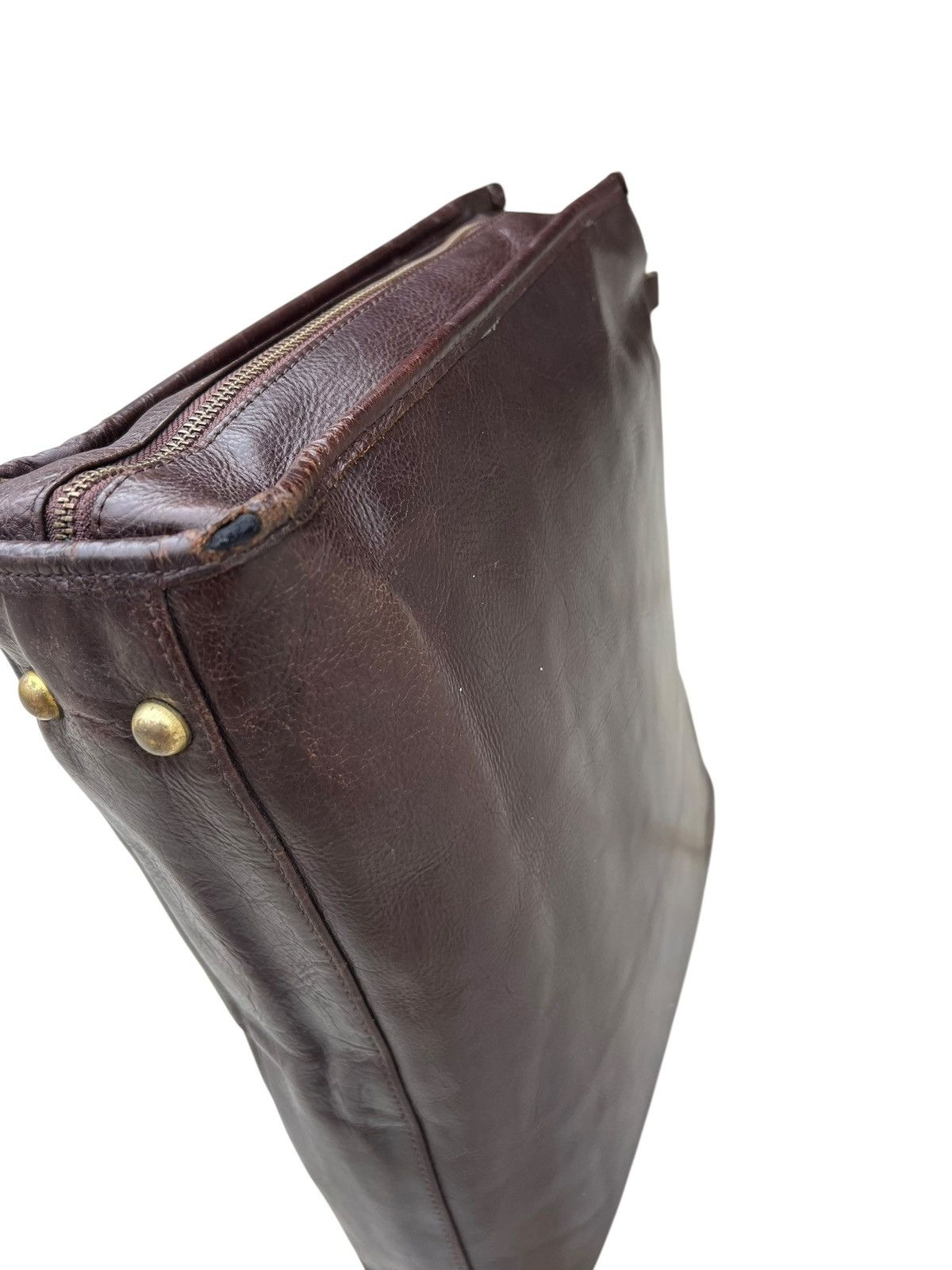 Leather Toyooka Handmade Craftsmanship Japan Patina Leather Bag Size ONE SIZE - 10 Thumbnail