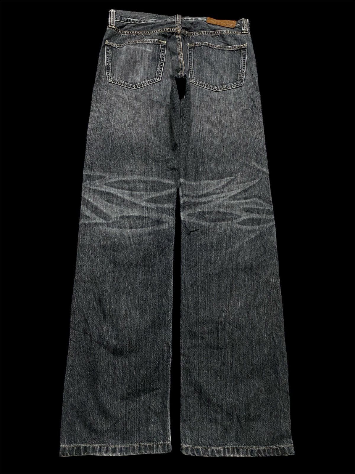 If Six Was Nine × Japanese Brand 💥Baggy 90s Uniqlo S002 Mudwash Faded Distress thrashed Jean Size US 29 - 1 Thumbnail