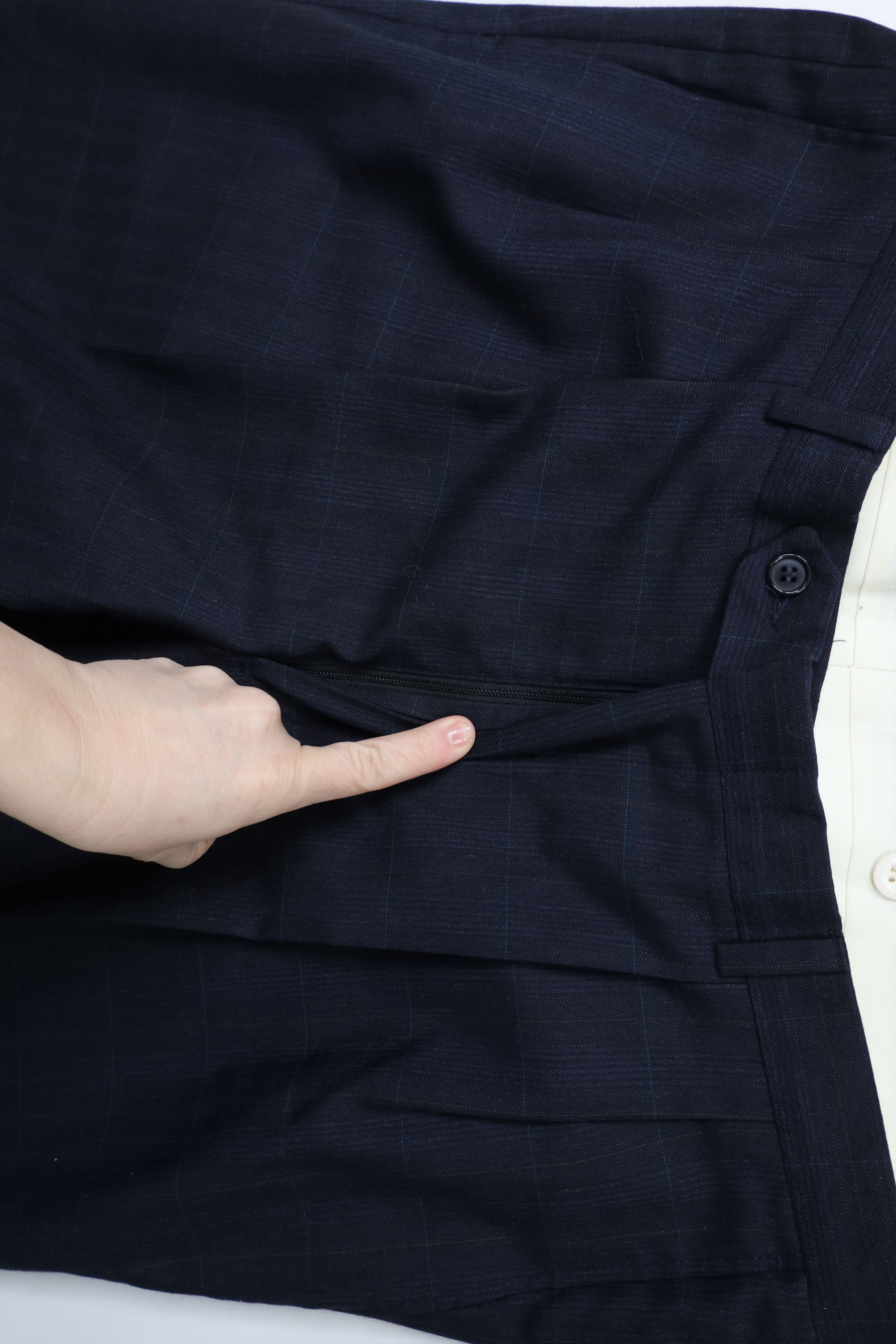 Vintage Vintage 90s Streetwear Checkered Wide Leg Chino Pants Size US 36 / EU 52 - 5 Thumbnail