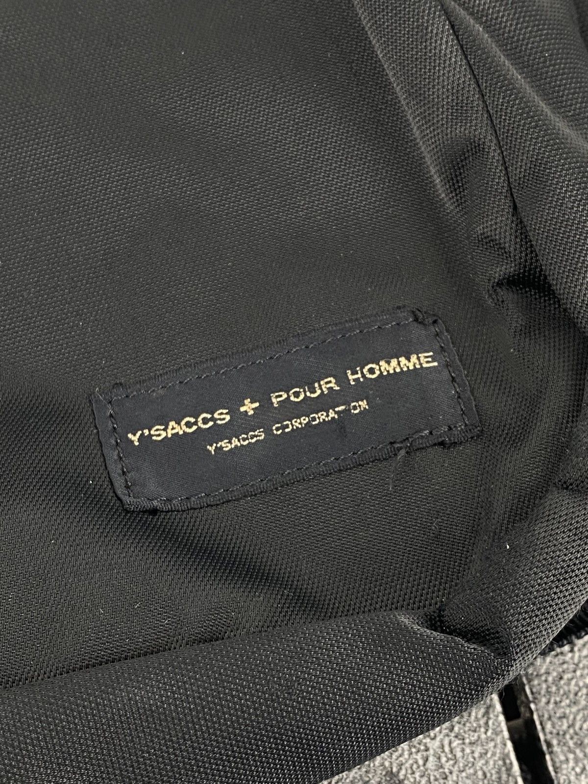 Yohji Yamamoto 2000’s Y’saccs Pour Homme Yohji Yamamoto 2 Way Bagpck Size ONE SIZE - 7 Thumbnail