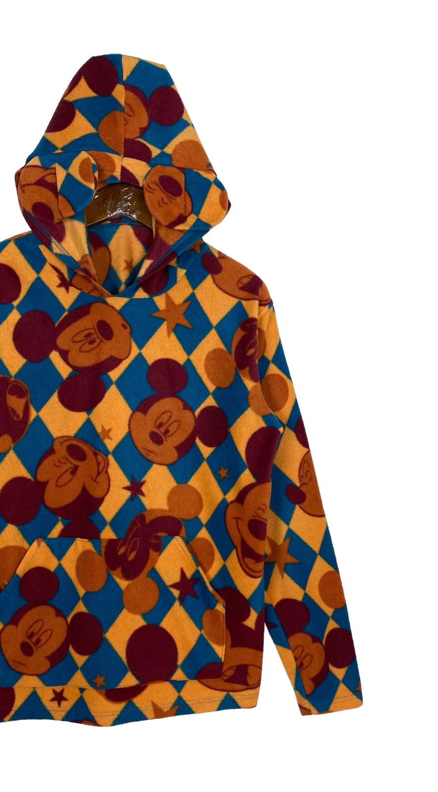 Disney Rare‼️ Disney Mickey Halloween Circus Fleece Hoodie Size M / US 6-8 / IT 42-44 - 3 Thumbnail