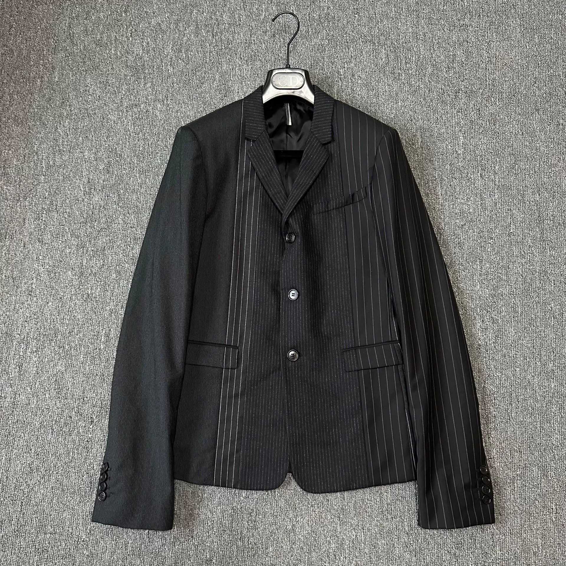 Dior Dior Homme 14FW Runway Patchwork Blazer Size US S / EU 44-46 / 1 - 1 Thumbnail