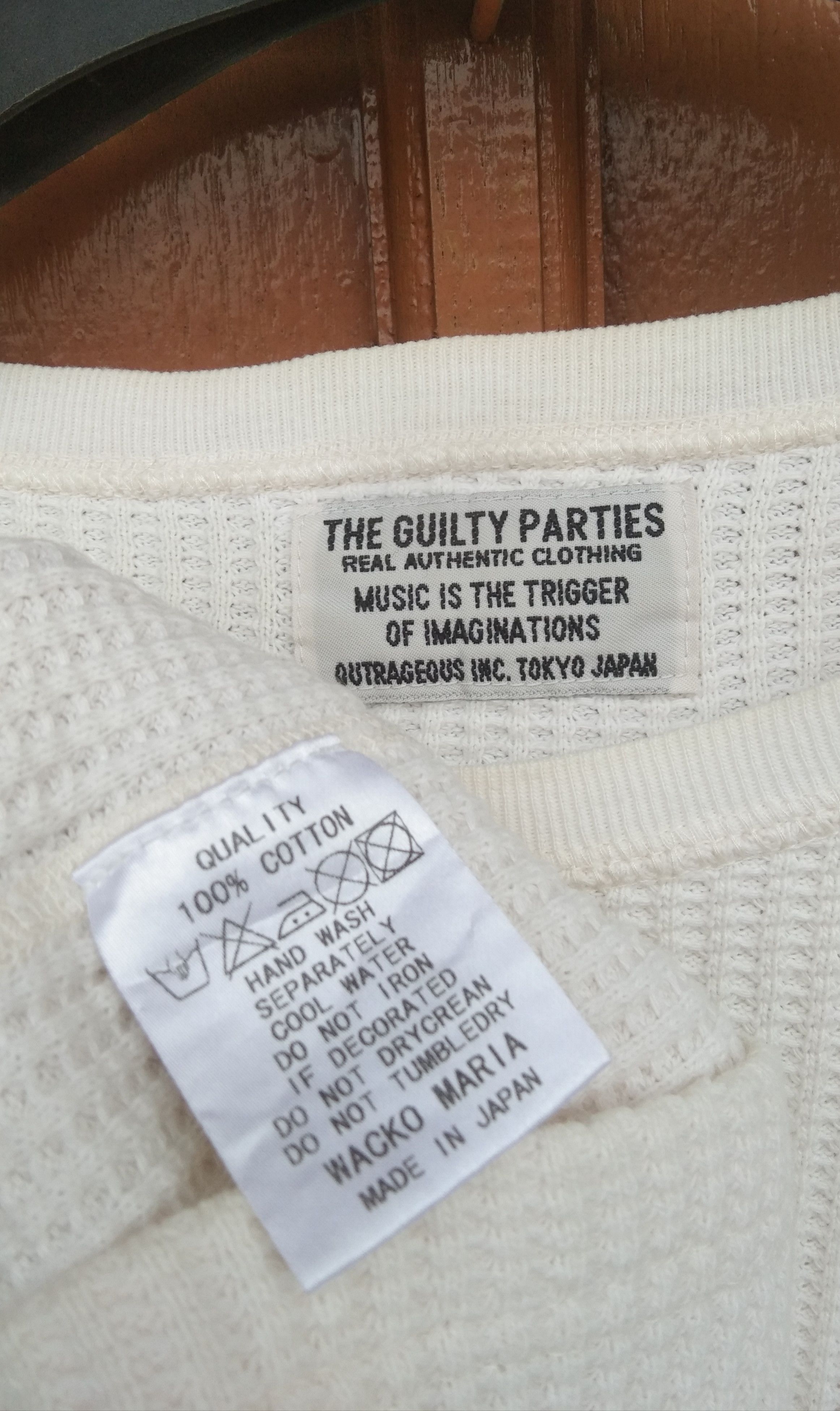 Japanese Brand Gulity parties x wacko maria longsleeve knit sweater Size M / US 6-8 / IT 42-44 - 7 Thumbnail