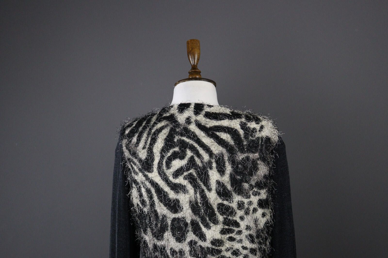 Designer Joseph Ribbkoff Leopard Print Sweater Size US 14 IT 48 Size XL / US 12-14 / IT 48-50 - 6 Thumbnail