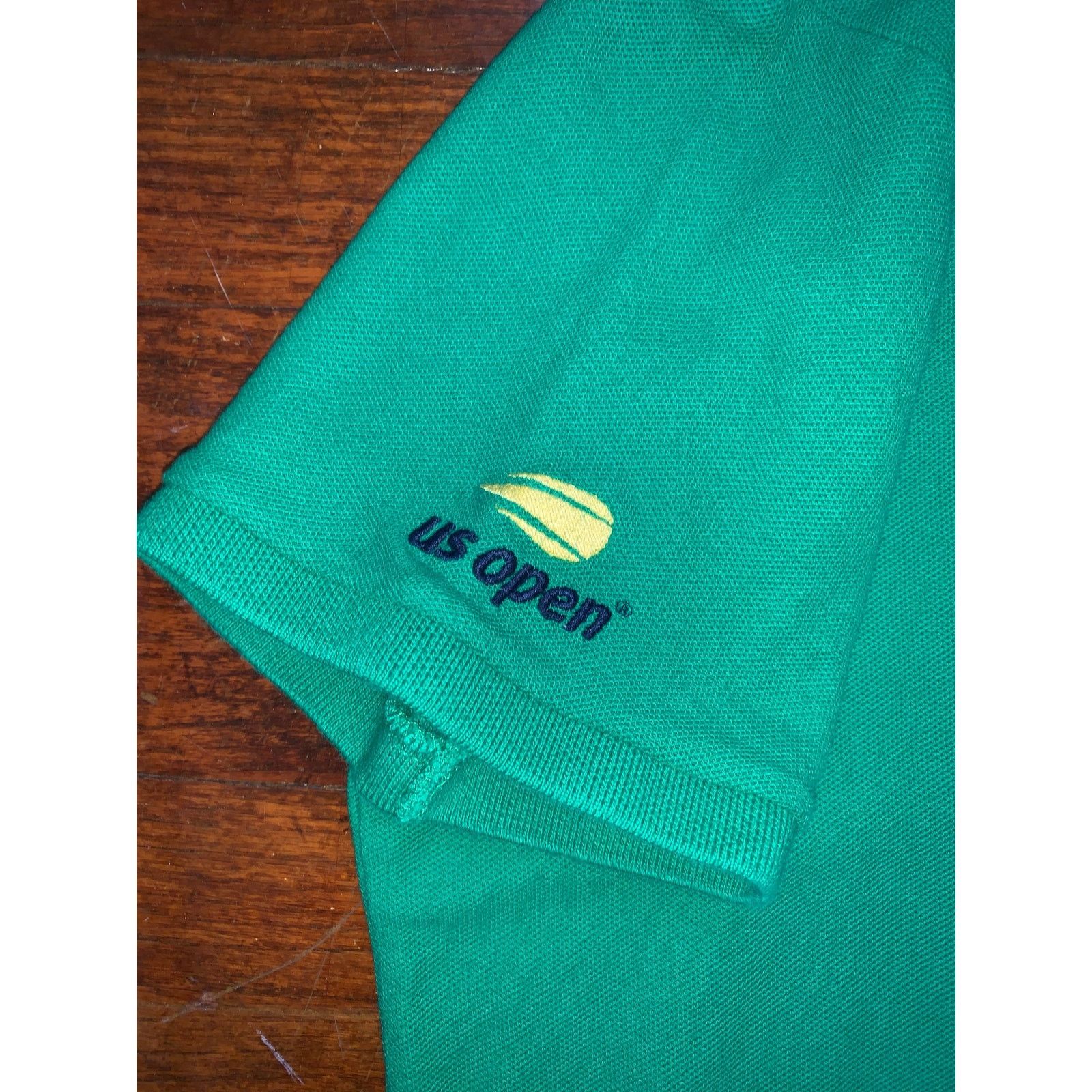 Other × Polo Ralph Lauren US Open Tennis Polo Shirt Womens Large Green Slim Fit Size L / US 10 / IT 46 - 3 Thumbnail