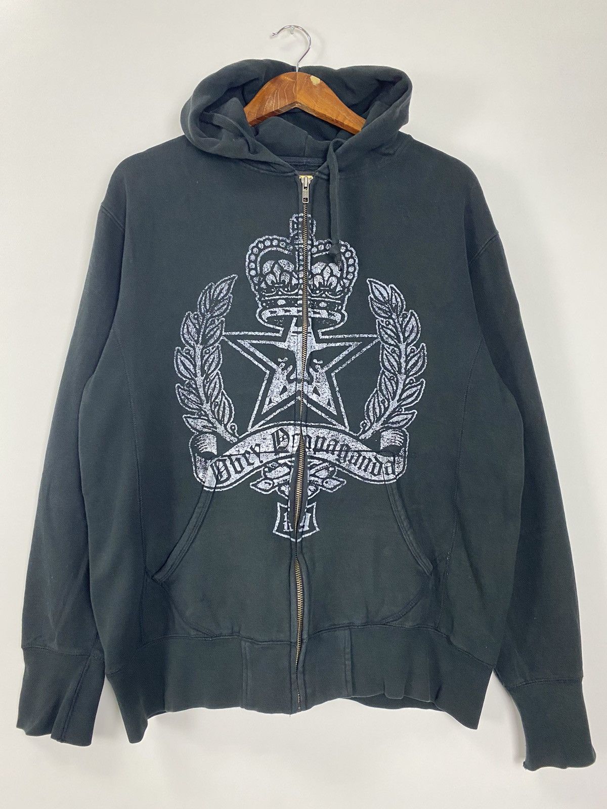 Obey × Vintage Vintage Obey streetwear hoodie Size US XL / EU 56 / 4 - 3 Thumbnail