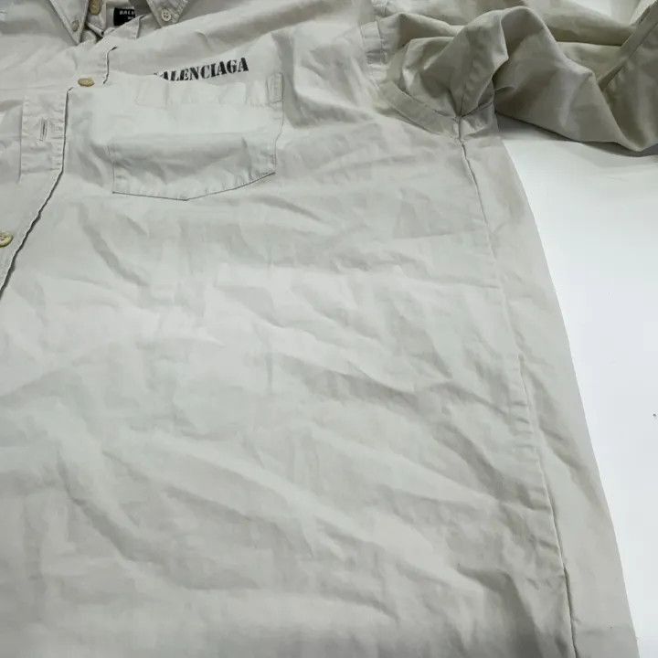 Balenciaga Balenciaga Balenciaga Casual ButtonUp Long Sleeve Shirt -2 Size US M / EU 48-50 / 2 - 2 Thumbnail