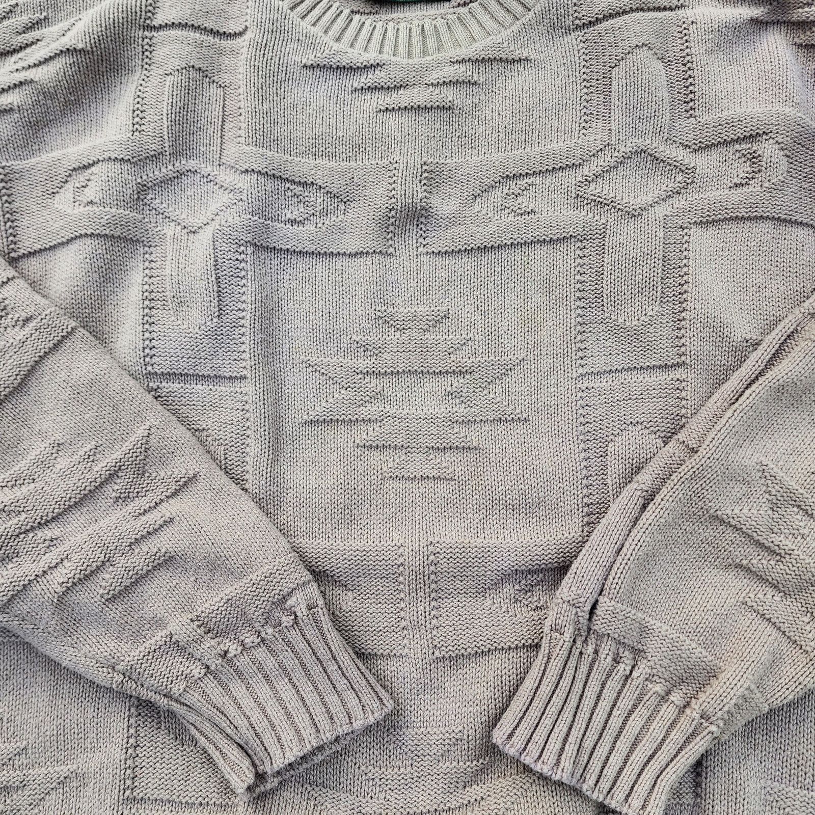 Orvis Orvis Aztec Crew Neck Cable Knit Sweater XXL Size US XXL / EU 58 / 5 - 6 Thumbnail