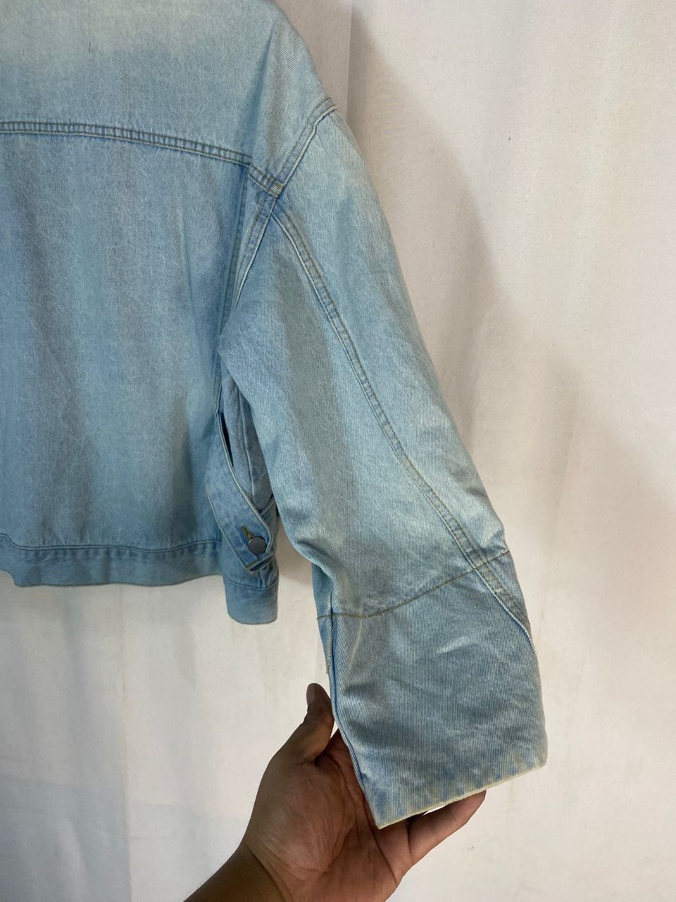 Japanese Brand Unisex🔥Cecil mc bee baggy sleeve denim jacket Size M / US 6-8 / IT 42-44 - 11 Thumbnail