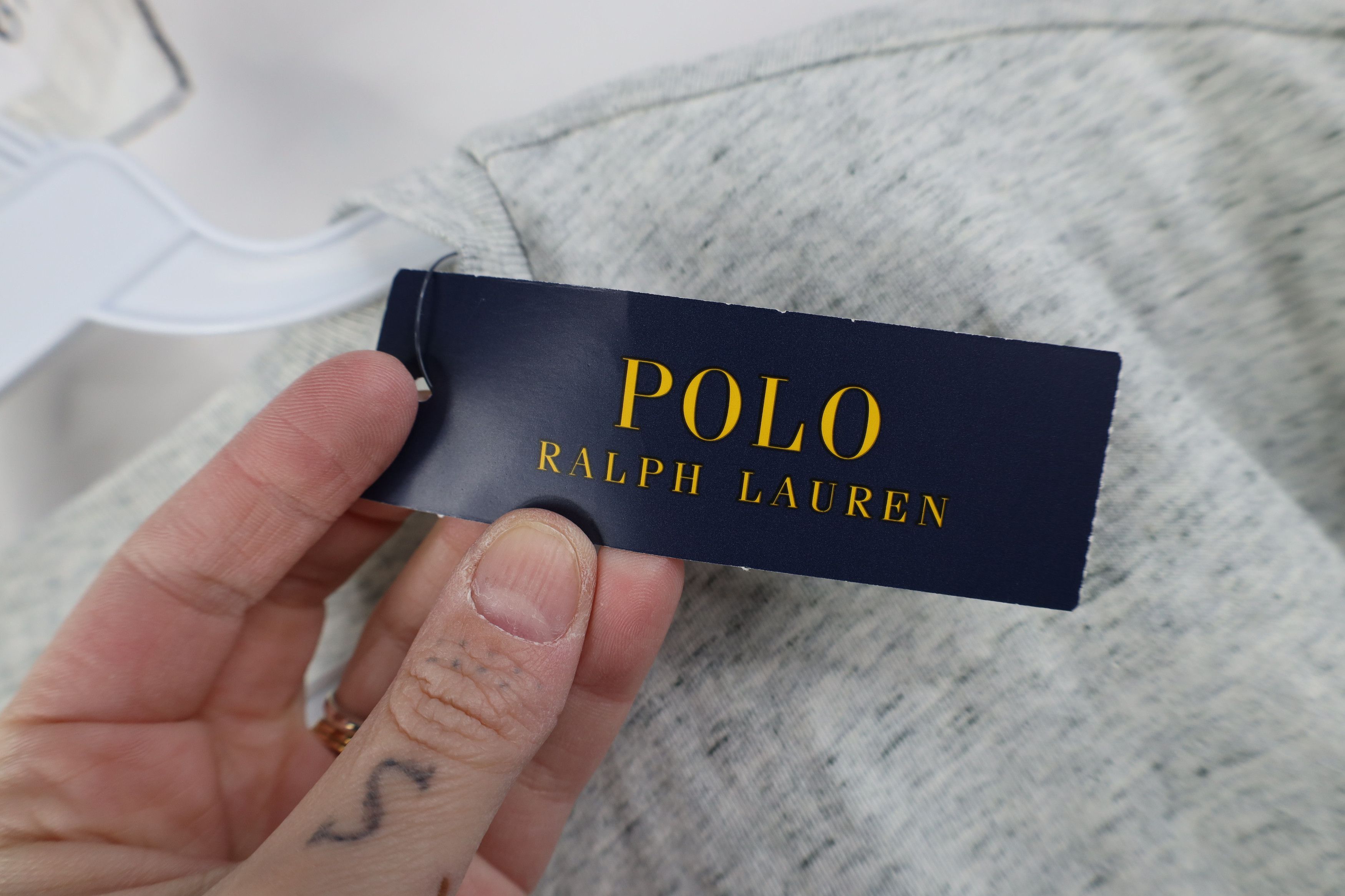 Polo Ralph Lauren Deadstock Vintage Y2K Ralph Lauren Knit Pocket T-Shirt Gray Size US S / EU 44-46 / 1 - 7 Thumbnail