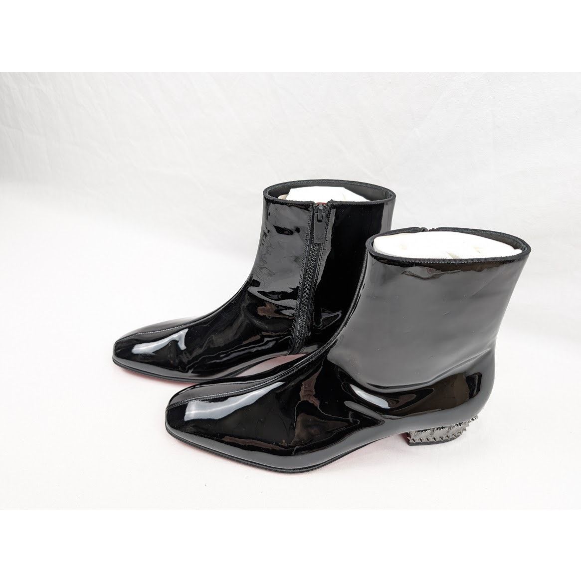 Christian Louboutin o1rshd1 Lipsiboot 35mm Patent Leather Boot in Black Size US 12 / EU 45 - 20 Thumbnail