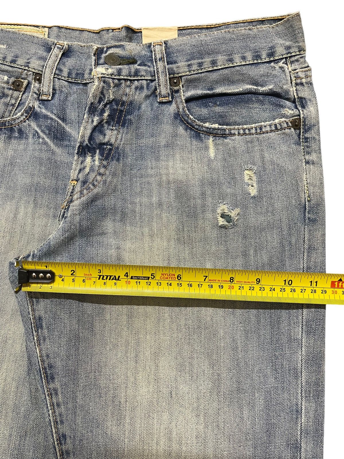Abercrombie & Fitch Vintage Abercrombie & Fitch Blue Faded Wash Baggy Wide Leg Size US 32 / EU 48 - 16 Thumbnail