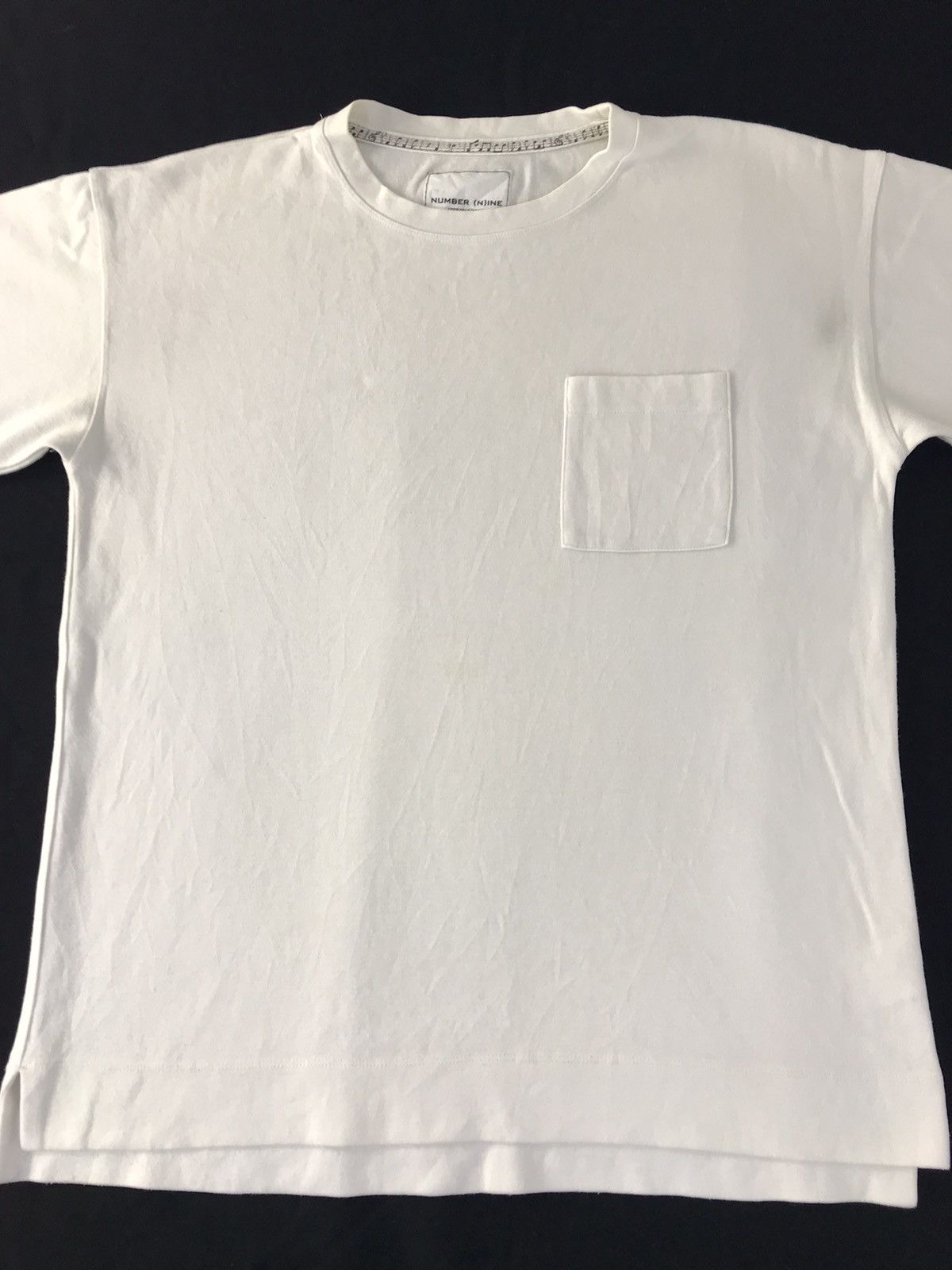 Number (N)ine Number (N)ine Studios Japanese Brand Plain Single Pocket Tee Size US M / EU 48-50 / 2 - 3 Thumbnail