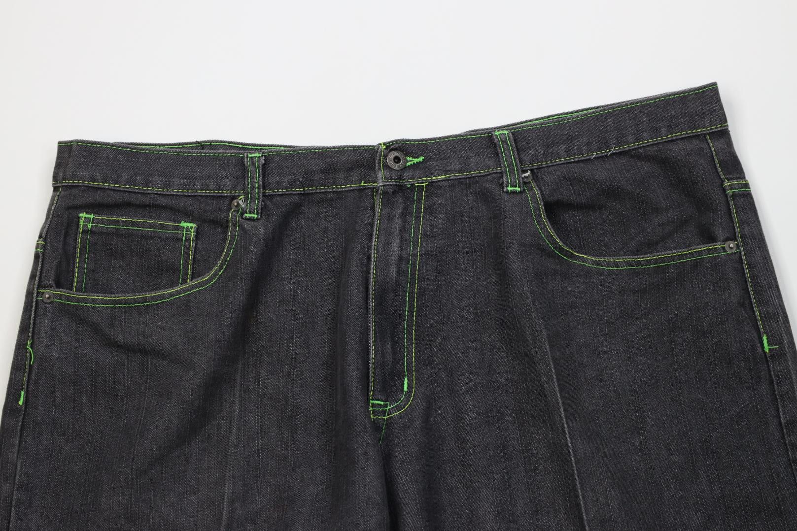 Vintage Vintage 90s Y2K Streetwear Trifecta Horse Denim Jean Shorts Size US 42 / EU 58 - 2 Thumbnail