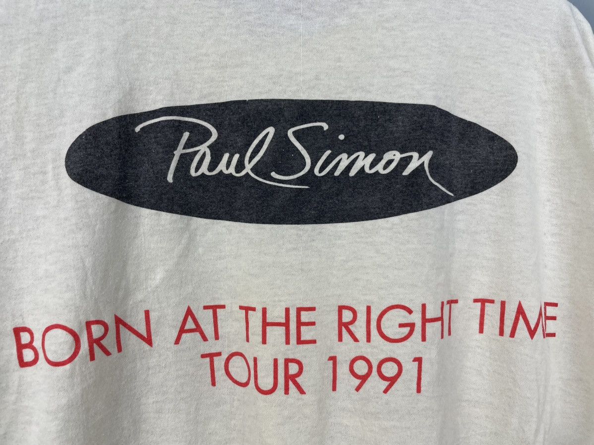 Band Tees Vintage 90s Paul Simon Born At The Right Time t shirt Size US XL / EU 56 / 4 - 7 Thumbnail