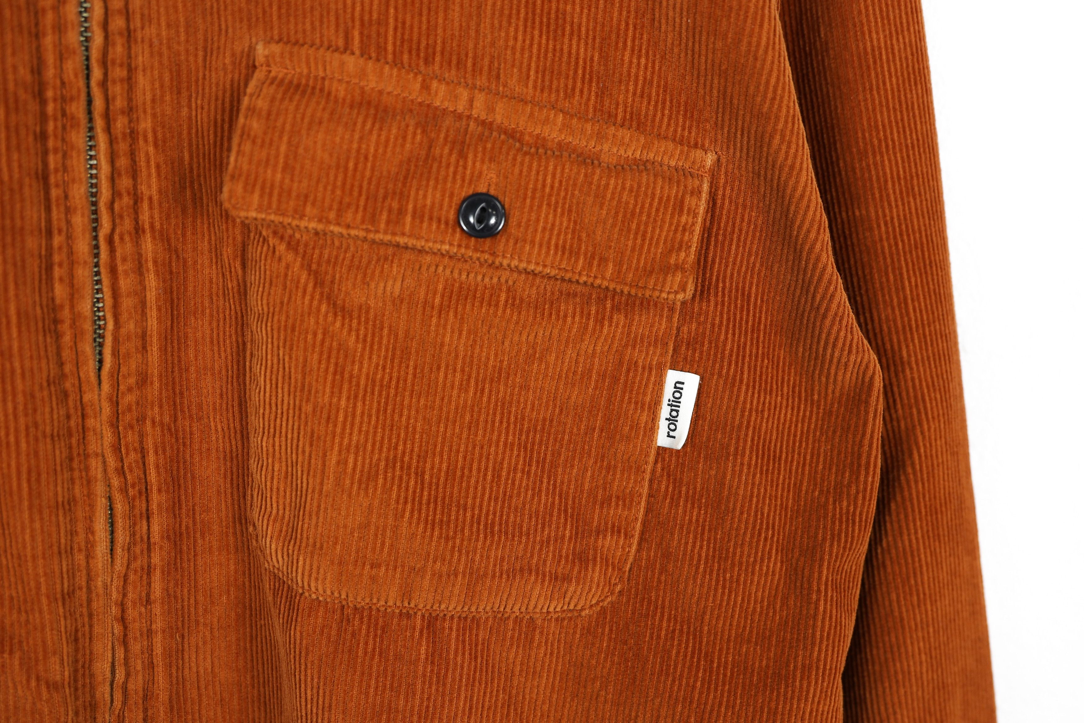 Other Rotation R Lash Corduroy Velvet Zip Over Shirt Size US M / EU 48-50 / 2 - 4 Thumbnail