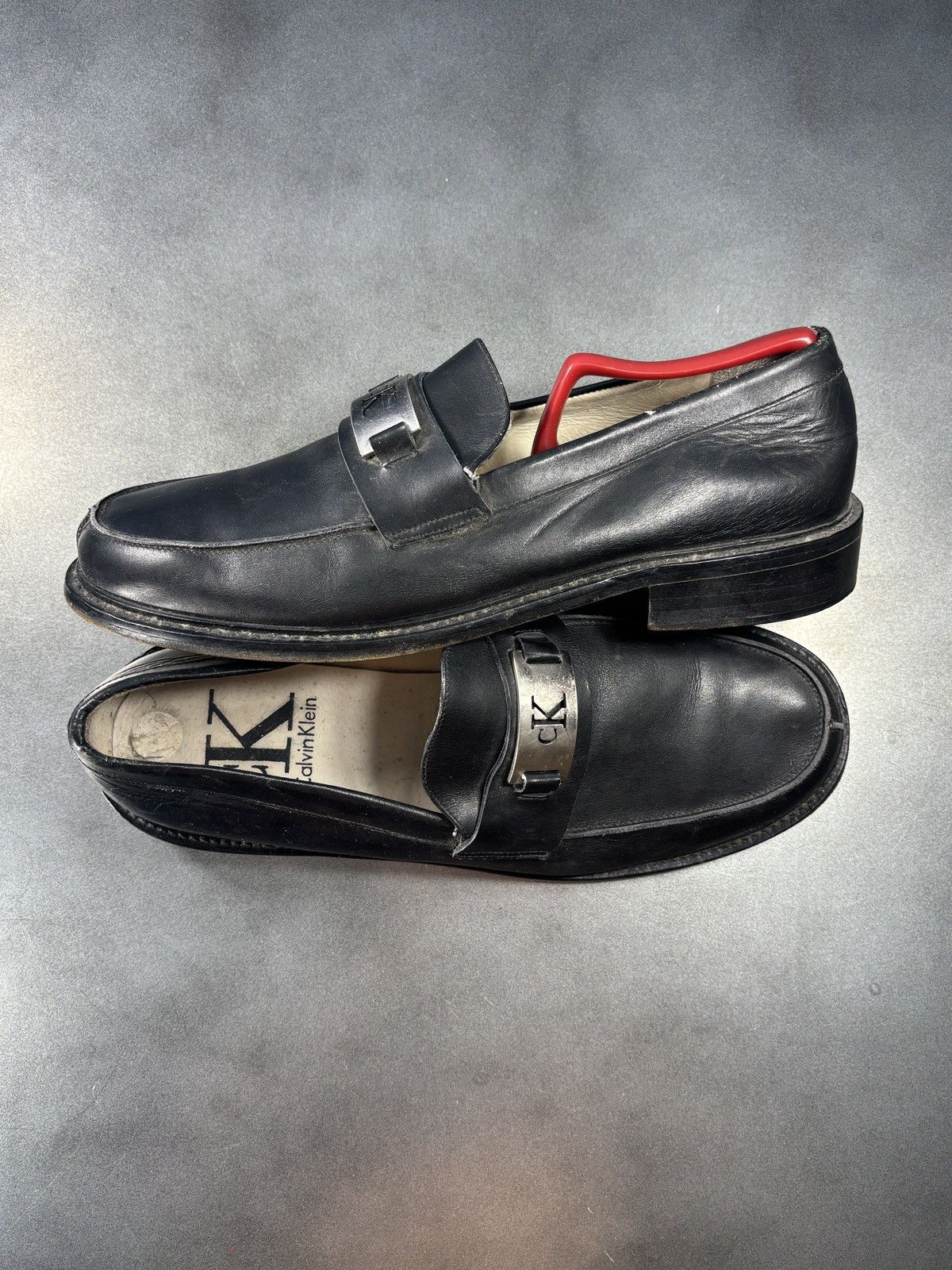 Calvin Klein Vintage Calvin Klein Loafers 1990s CK Made in Italy Leather Size US 9 / EU 42 - 15 Thumbnail