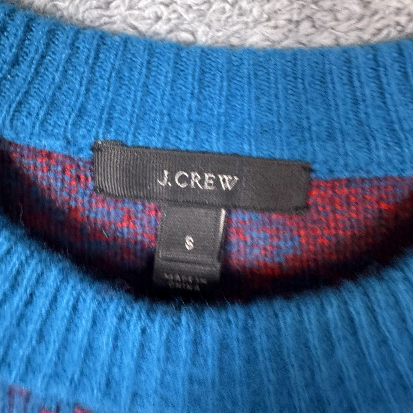 J.Crew J.CREW Sweater Men’s S 100% Wool Black Label Knit Ski All Over Print Pullover Knit Wool Crew Neck Long Sleeve Casual Winter City Preppy Hipster Mens Size US S / EU 44-46 / 1 - 7 Thumbnail