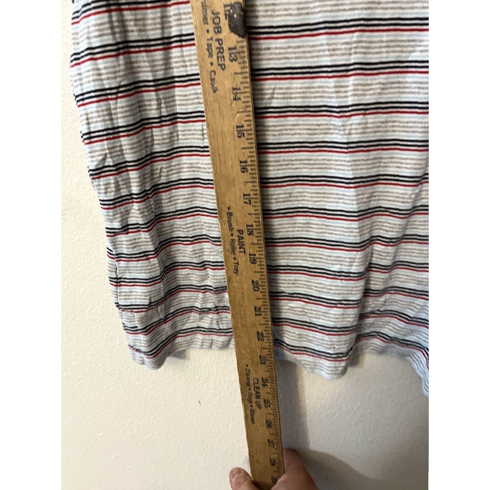 Tommy Hilfiger Womens Tommy Hilfiger V-neck T-shirt XL Multicolor Striped Size XL / US 12-14 / IT 48-50 - 4 Thumbnail