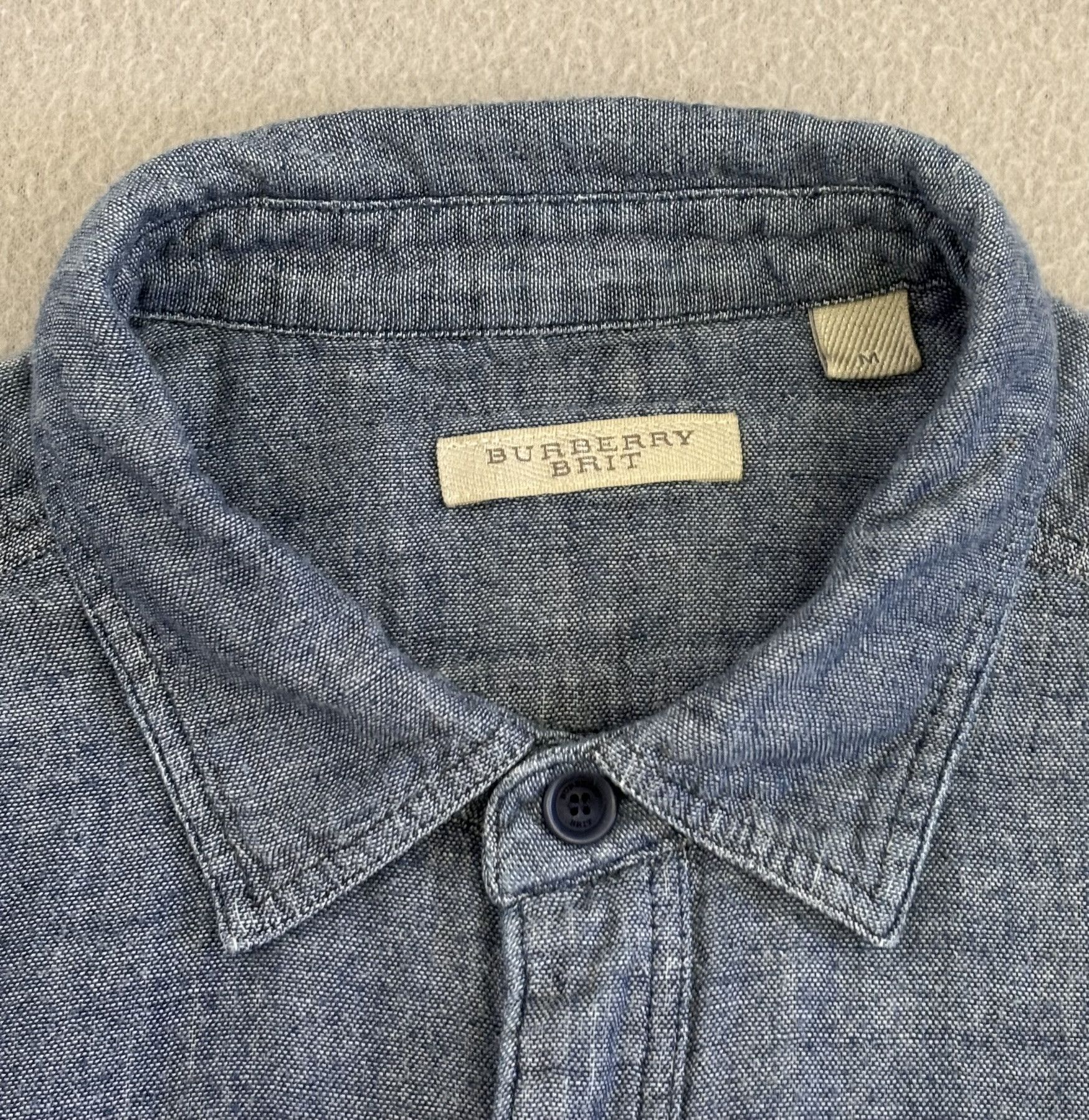 Burberry Burberry shirt denim Medium Size US M / EU 48-50 / 2 - 9 Thumbnail