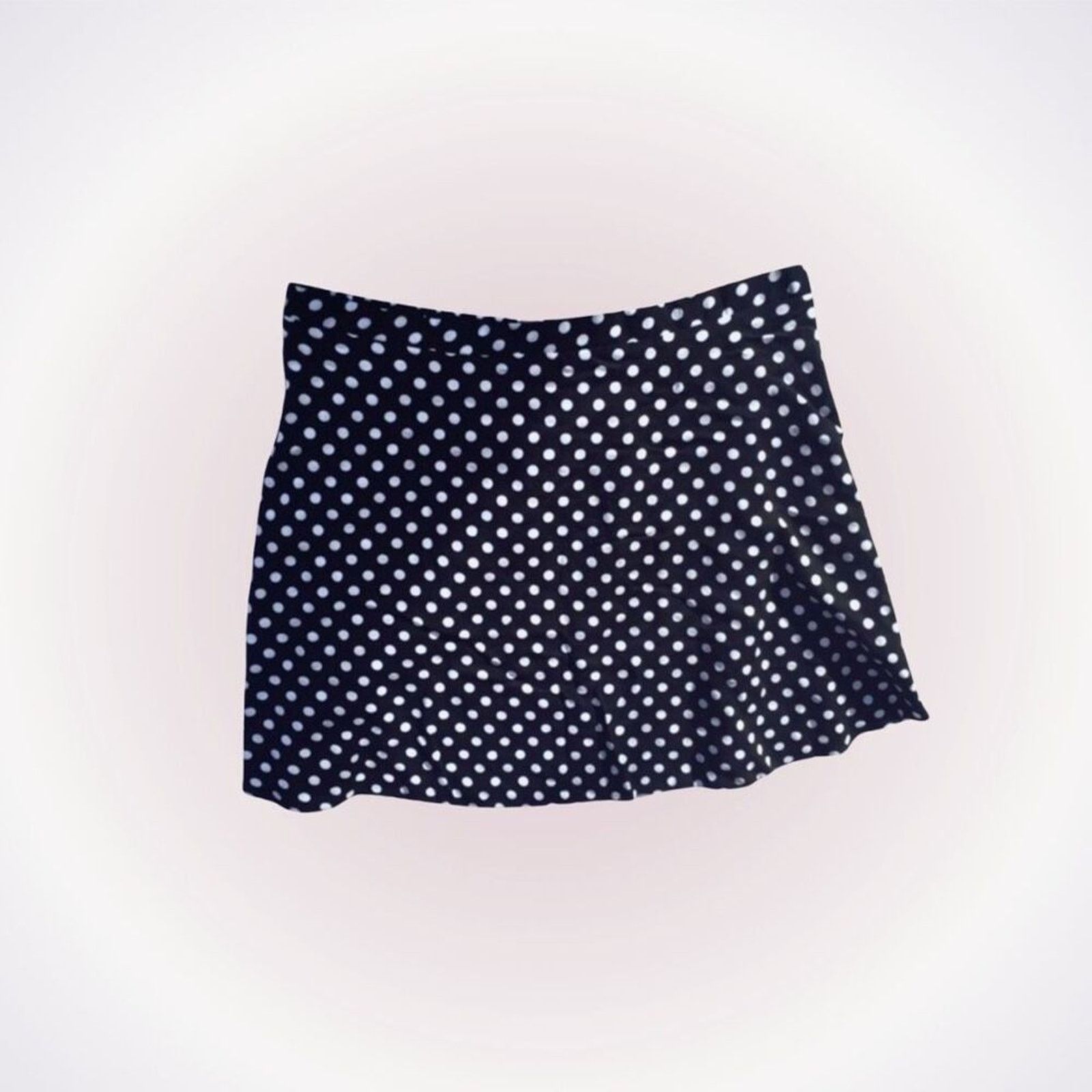 Asos ASOS Polka Dot Elastic Waist Mini Skirt | Sz 8 Size 30" / US 8 / IT 44 - 1 Thumbnail
