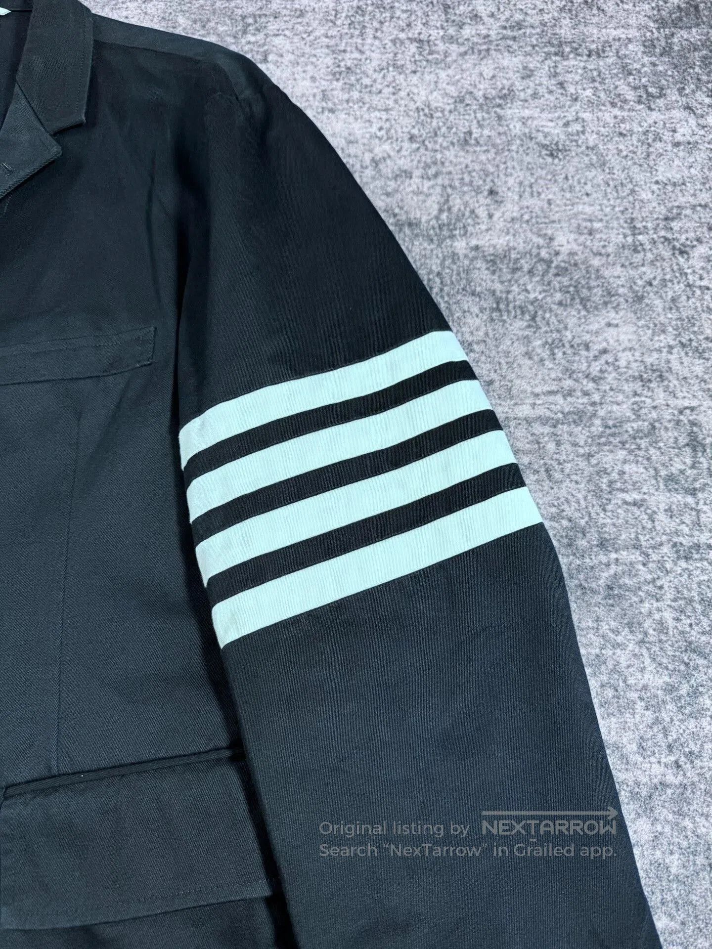 Thom Browne Thom Browne Navy Blazer with Stripe Detail. Size US M / EU 48-50 / 2 - 4 Thumbnail