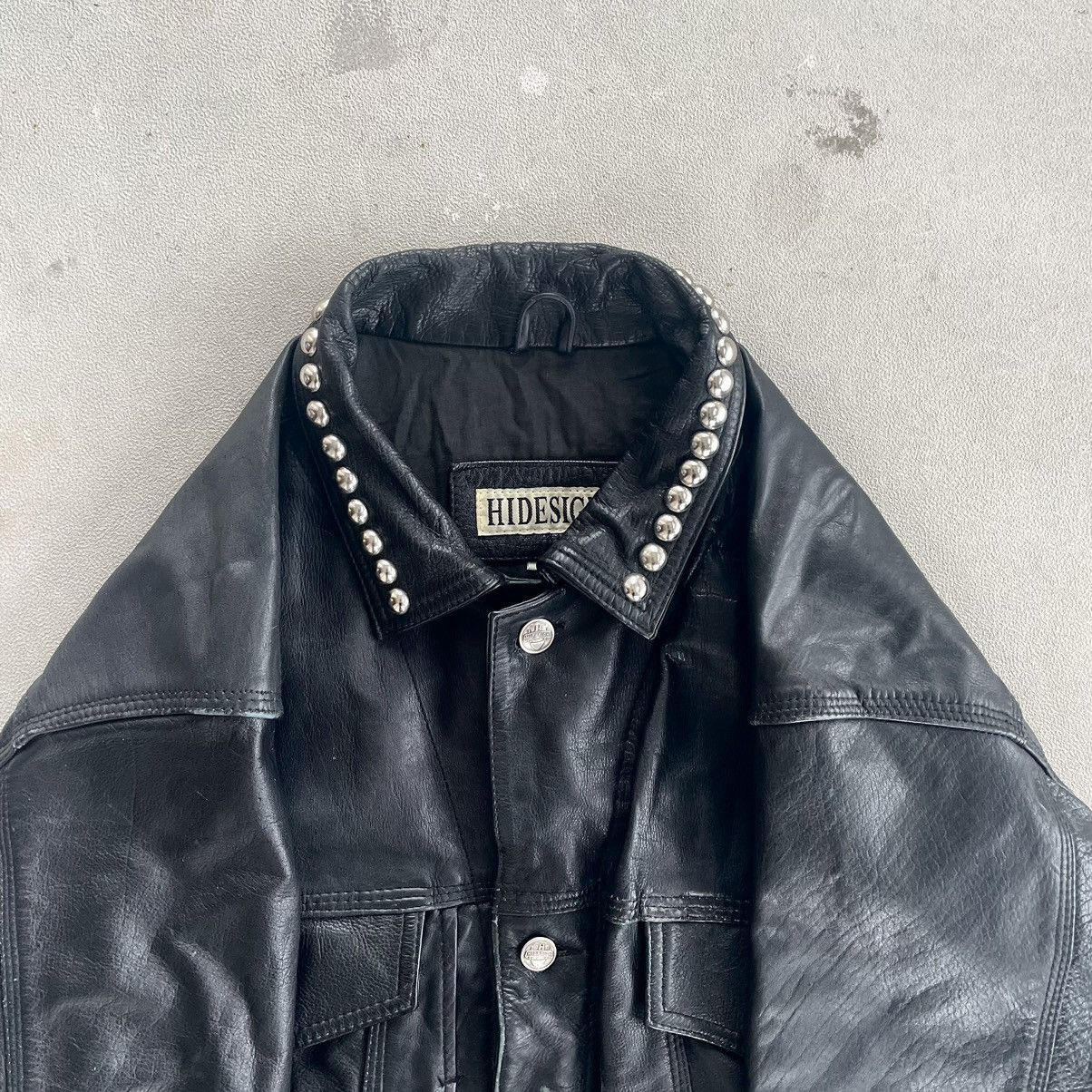 Vintage Studded Leather TruckerJacket Size US S / EU 44-46 / 1 - 2 Thumbnail