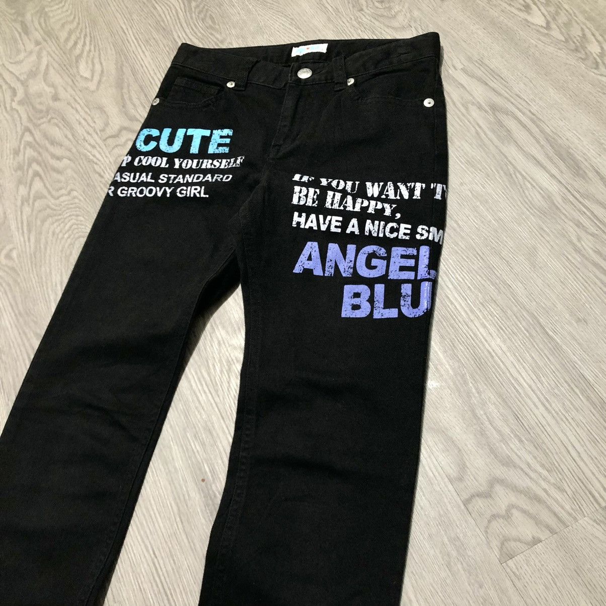 Angel Blue 2000s Angel Blue Cute Girls Denim Jeans Pants Black Lgb Size US 26 / EU 42 - 2 Thumbnail