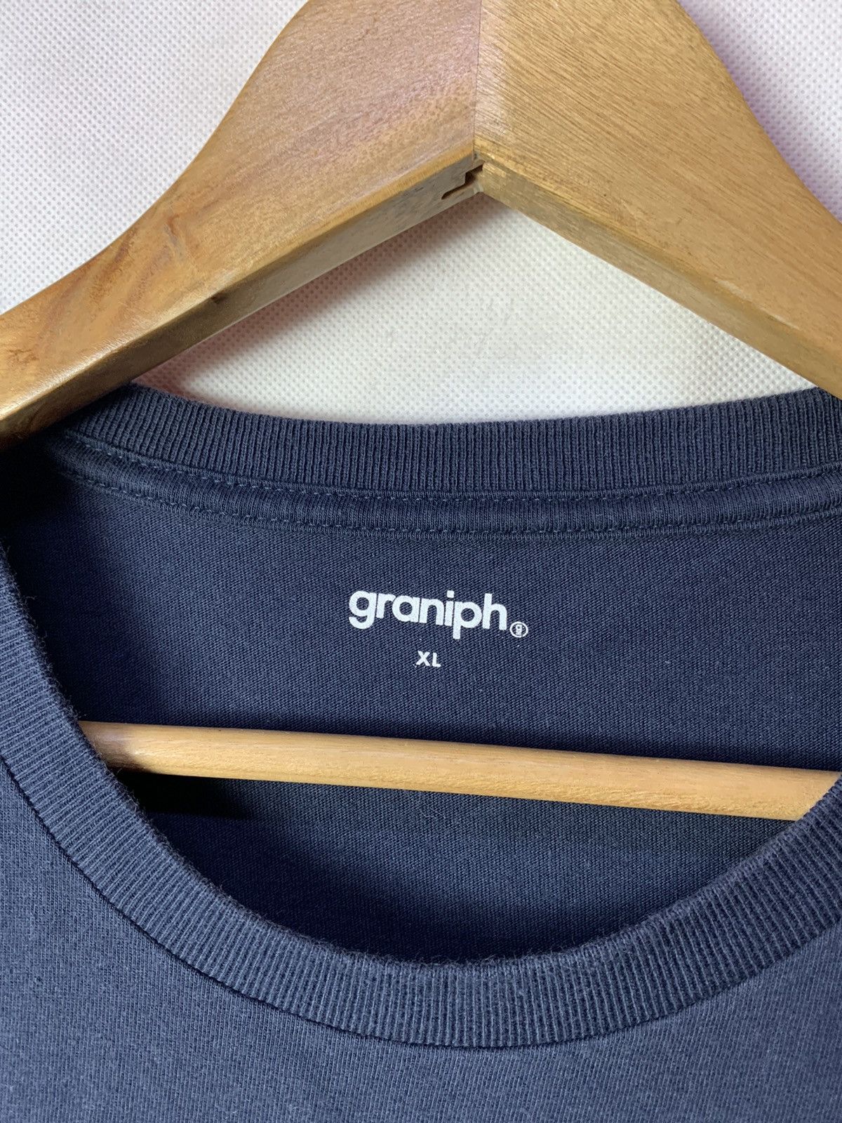 Japanese Brand 🔥 Graniph Japanese Brand Small Logo Embroided Tee Size US L / EU 52-54 / 3 - 4 Thumbnail