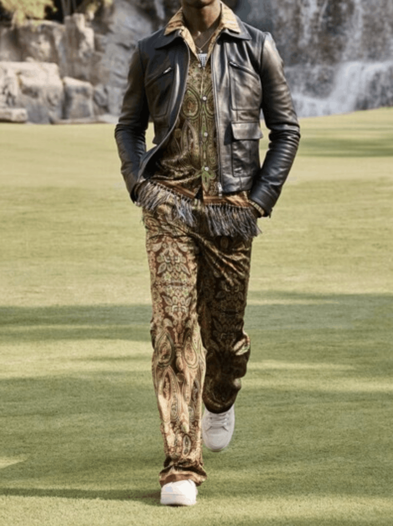 Amiri $1300 Amiri Tapestry Print Flare Pant Size US 30 / EU 46 - 3 Thumbnail